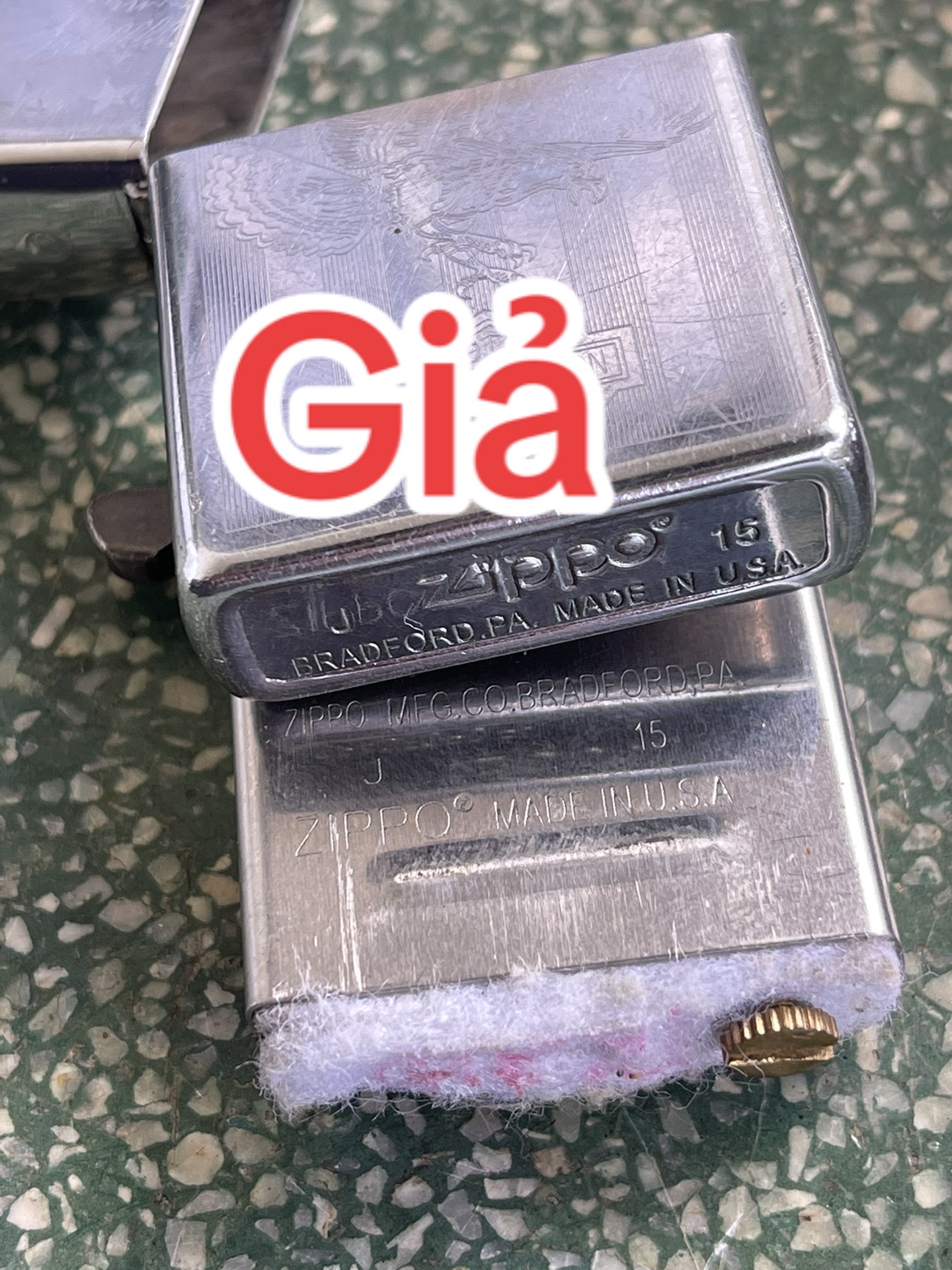 So sánh nhận biết Zippo thật giả