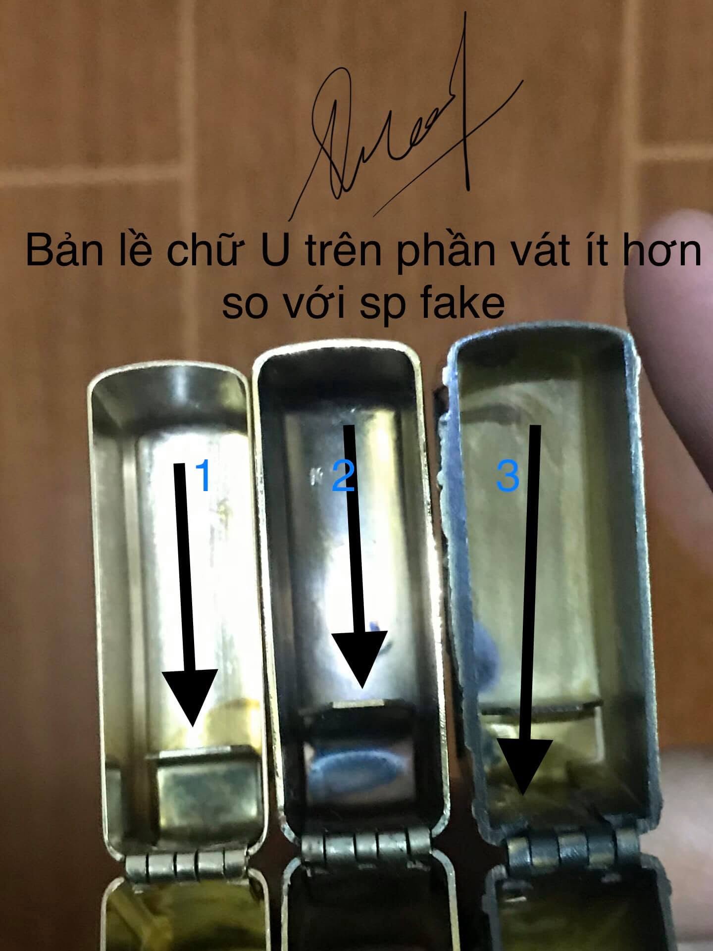 So sánh nhận biết Zippo thật giả 
