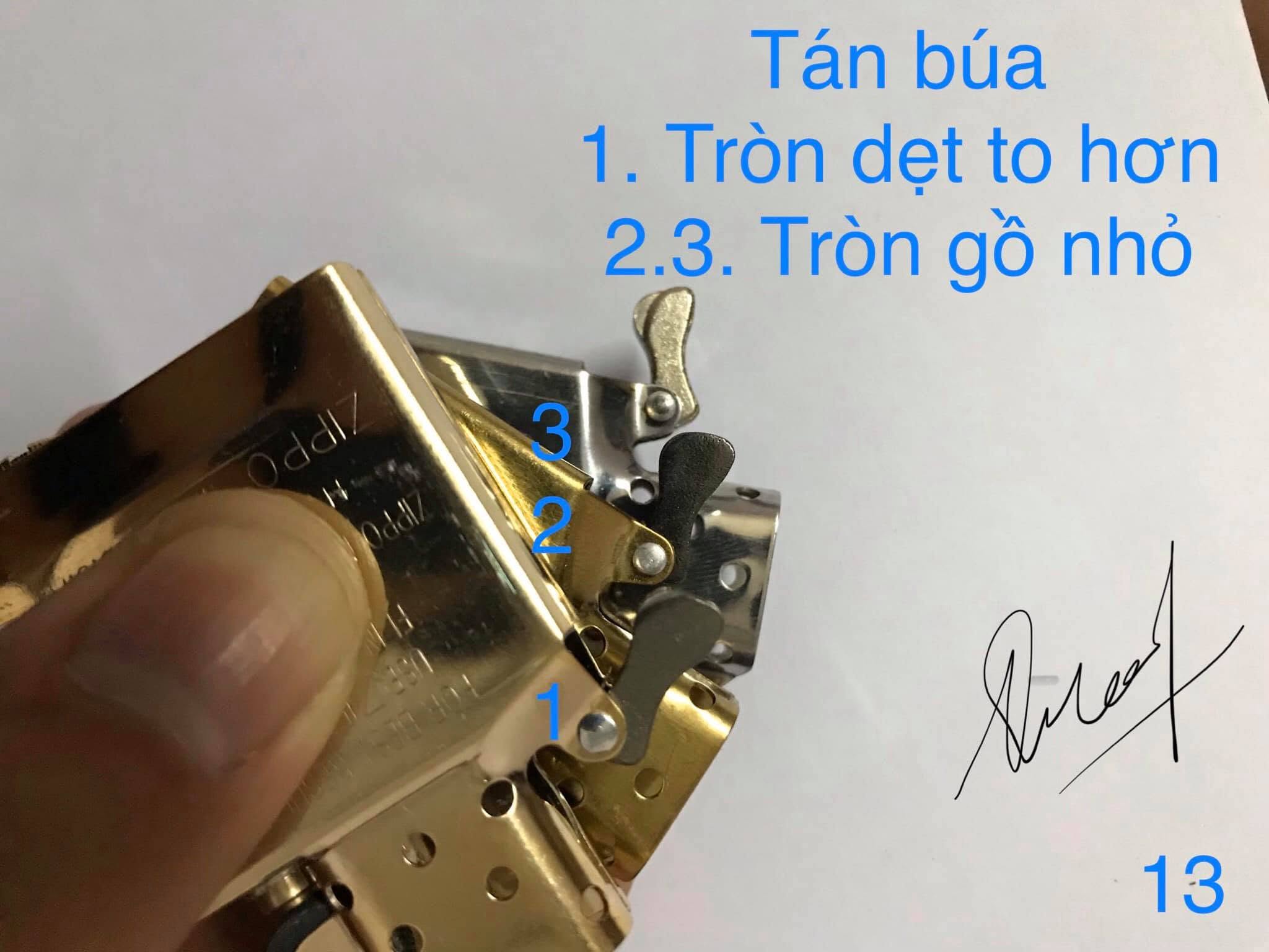 So sánh nhận biết Zippo thật giả 
