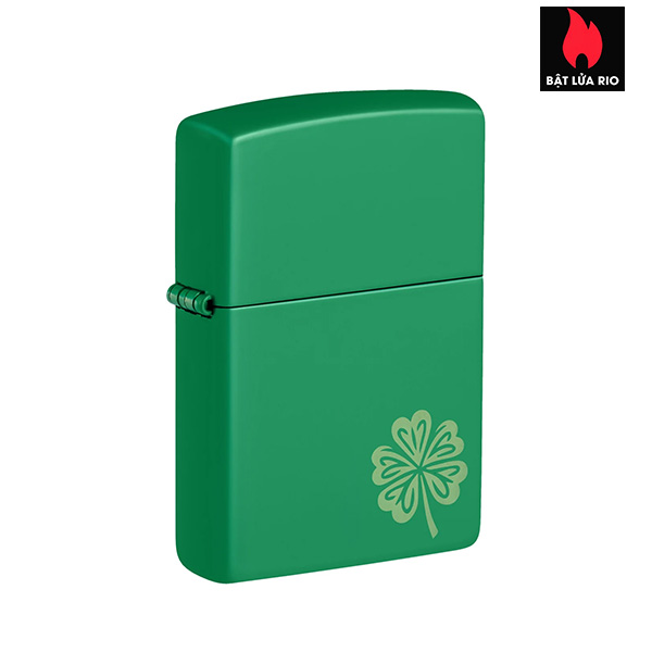 Home 53 Zippo 46850 - Zippo Lucky Clover Grass Green Matte