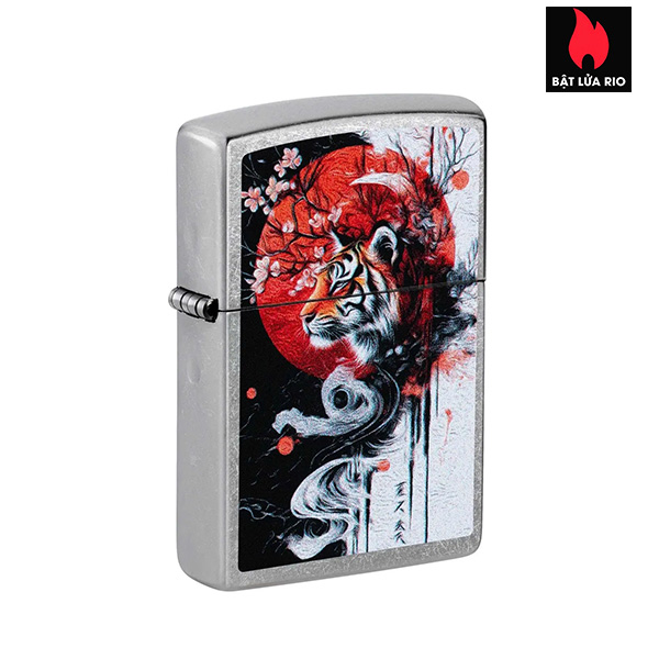 Home 51 Zippo 47439 - Zippo Asian Tiger Street Chrome