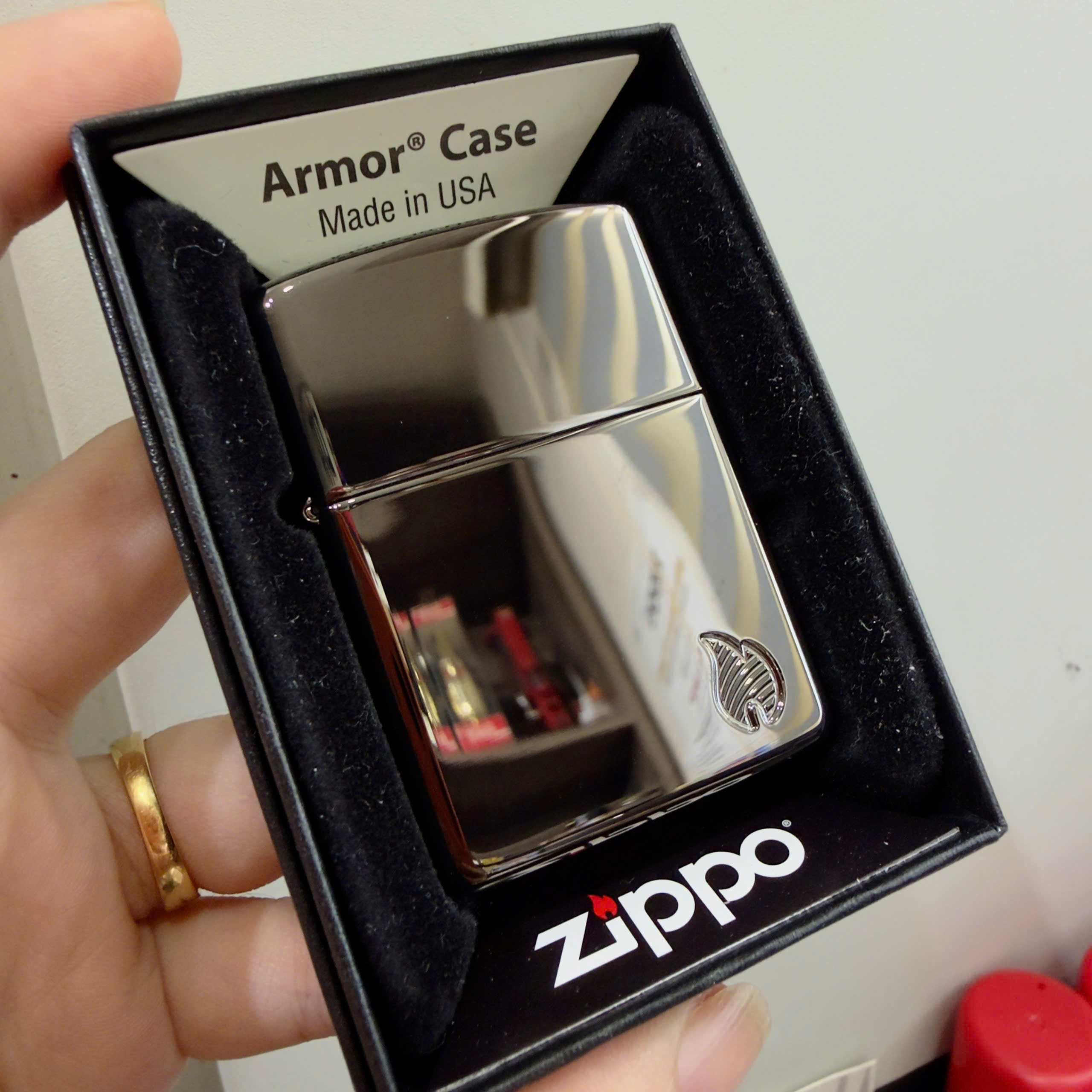 Home 79 #SALE XẢ KHO Zippo Armor® Deep Carved Flame High Polish Black 46402