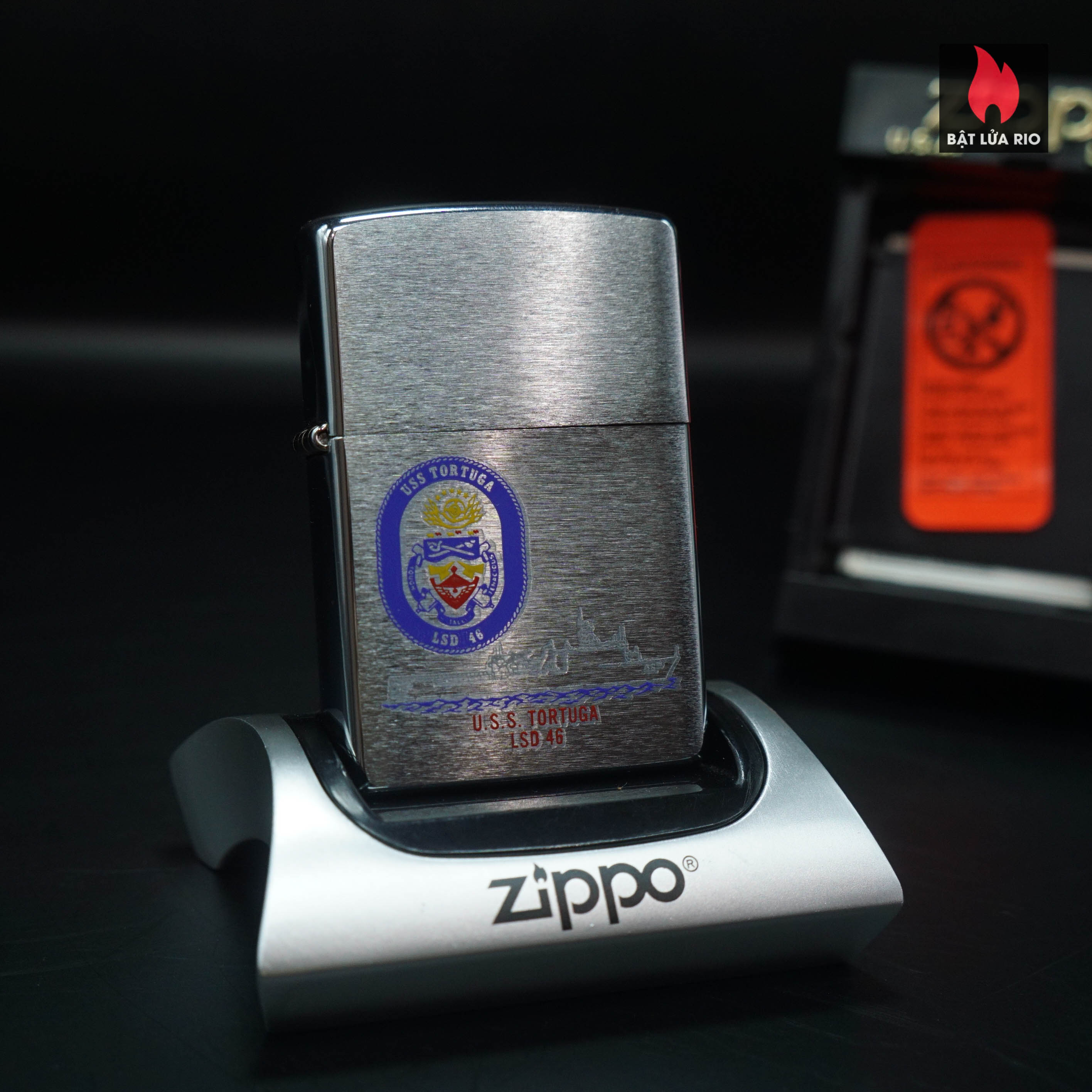 Home 41 Zippo 2002 – USS Tortuga LSD-46
