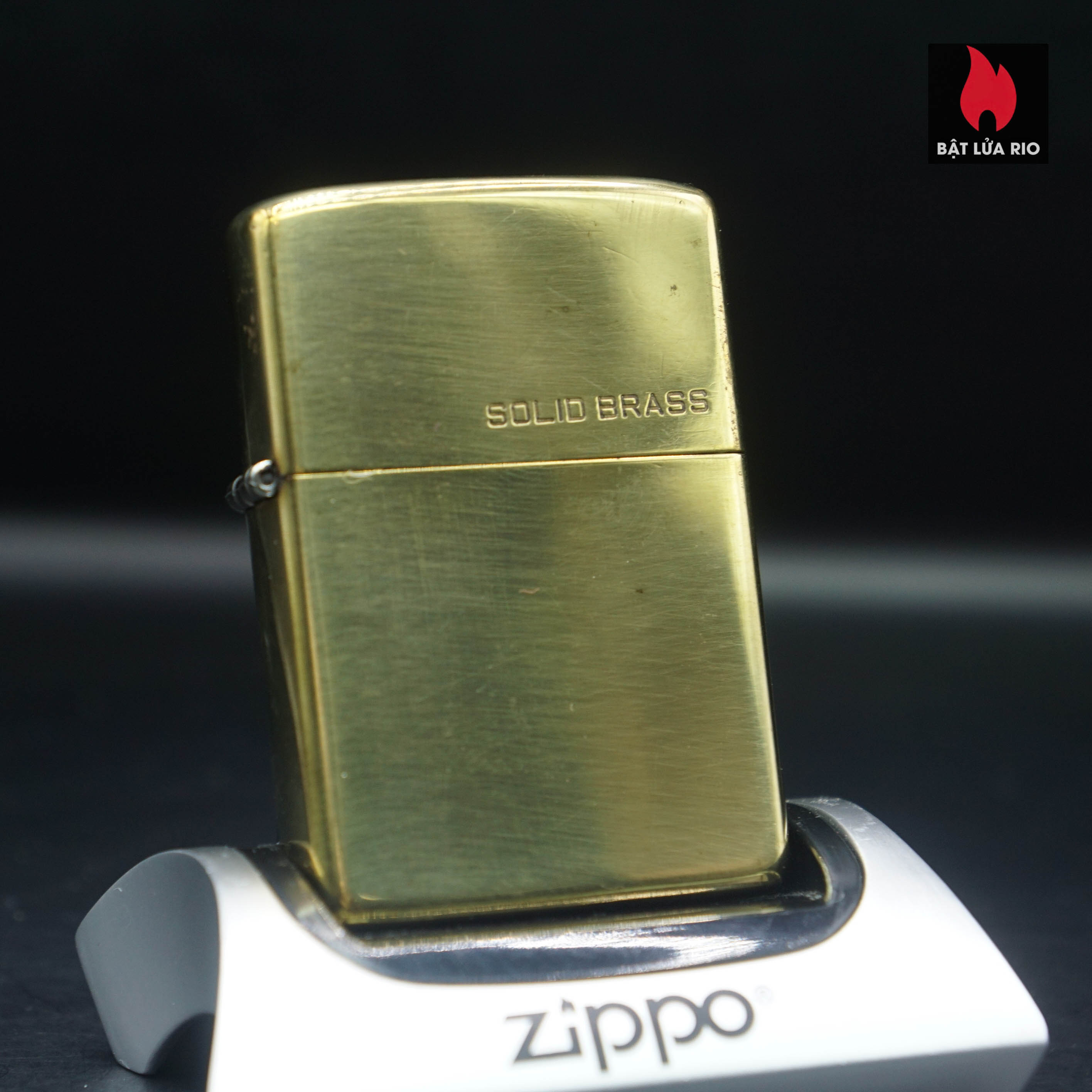 Zippo Chu Niên 1932-1983 – Trơn Bóng – Đồng Nguyên Khối – Cũ