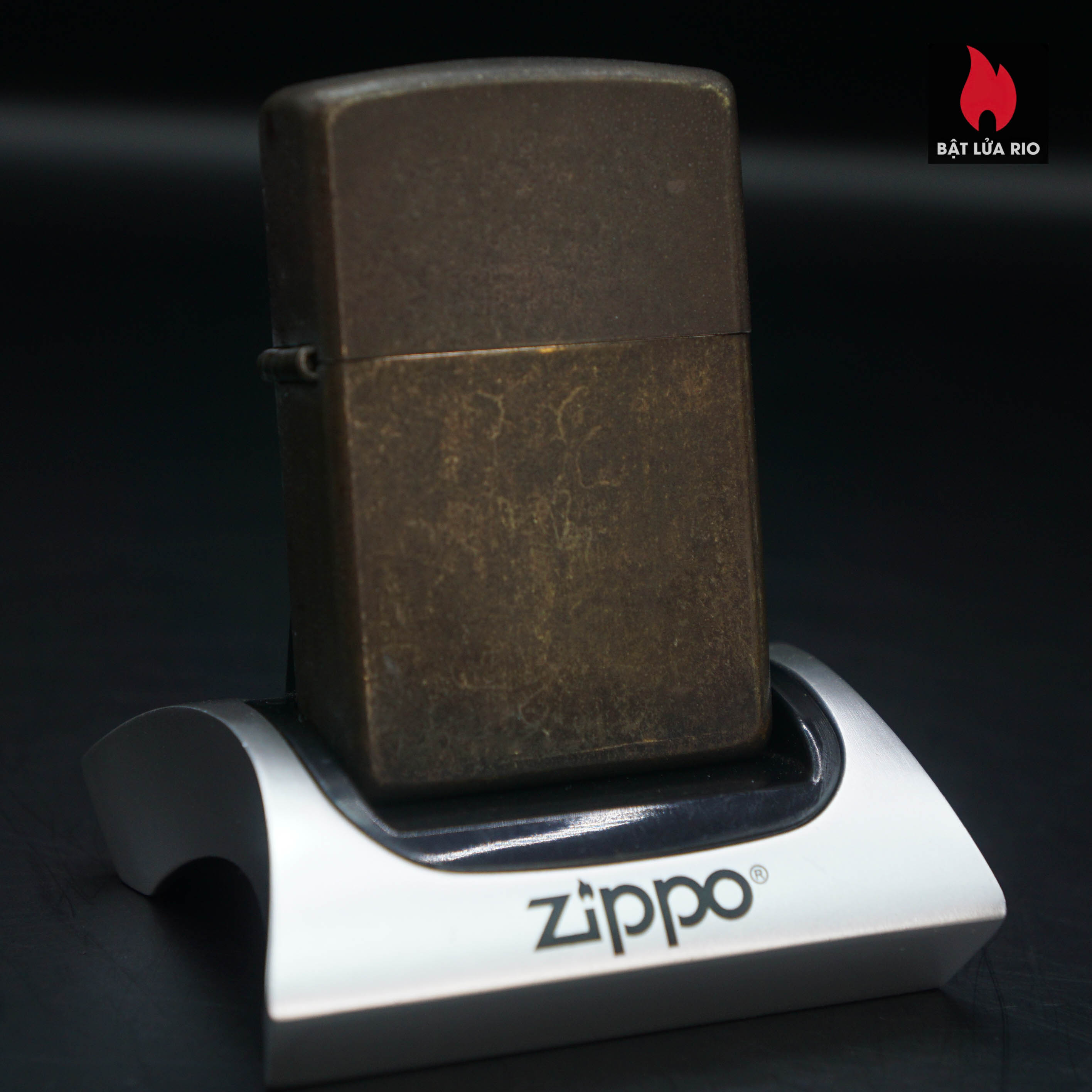 Home 37 Zippo La Mã 2000 – Solid Brass – Đồng Nguyên Khối – Đồng Thô – K-2000