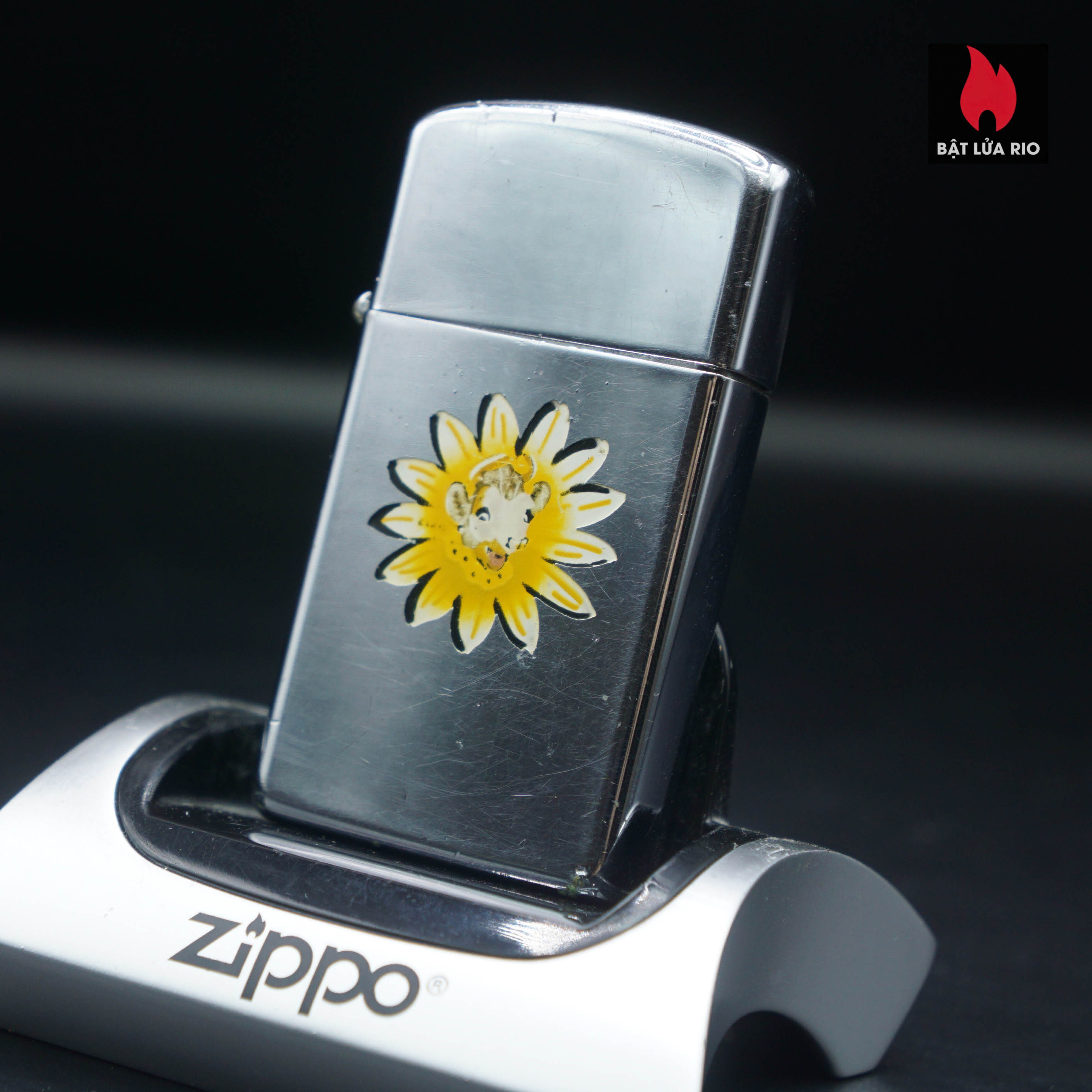 Zippo Slim La Mã 1965 – Elsie the Cow - The Borden Company – Cũ 1