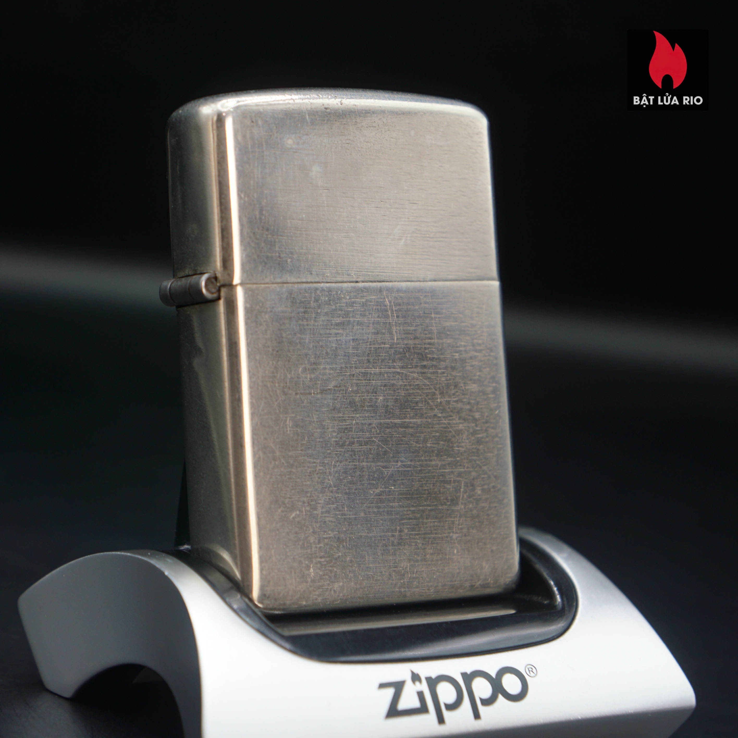 Home 43 Zippo Xưa 1946 – Full Nickel – Vỏ Nickel – Ruột Nickel – Trơn 2 Mặt Phù Hợp Cho Những Người Thích Đơn Giản