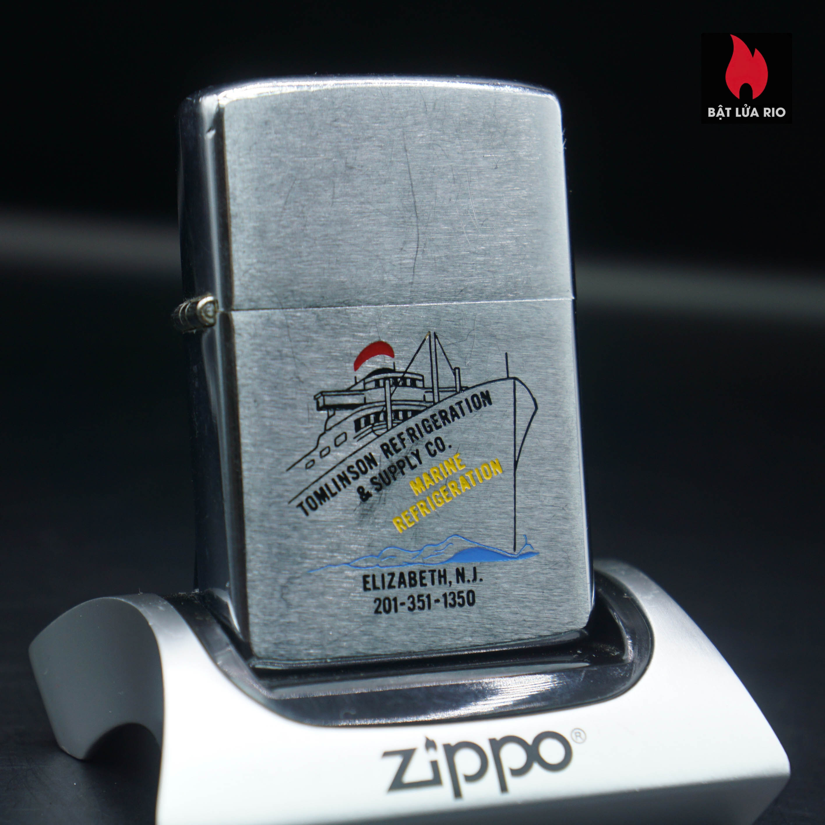 Zippo Xưa 1978 – Tomlinson Refrigeration & Supply Co – Cũ