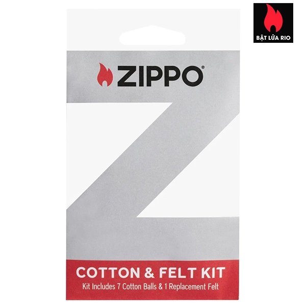Bộ Bông Và Miếng Chặn Xăng Zippo Chính Hãng – Cotton and Felt Replacement Kit – 122112 2 Bộ Bông Và Miếng Chặn Xăng Zippo Chính Hãng – Cotton and Felt Replacement Kit – 122112 1