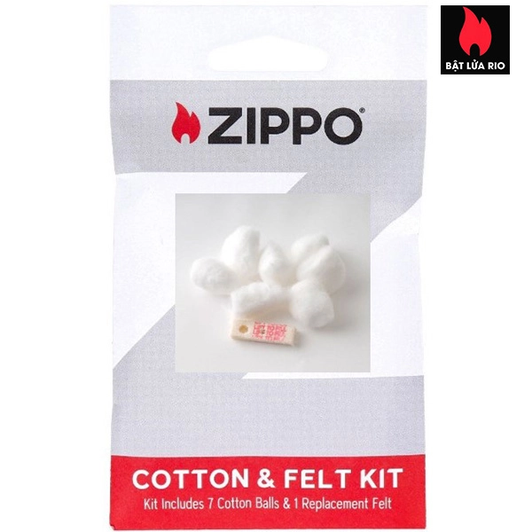Bộ Bông Và Miếng Chặn Xăng Zippo Chính Hãng – Cotton and Felt Replacement Kit – 122112 4 Bộ Bông Và Miếng Chặn Xăng Zippo Chính Hãng – Cotton and Felt Replacement Kit – 122112 3