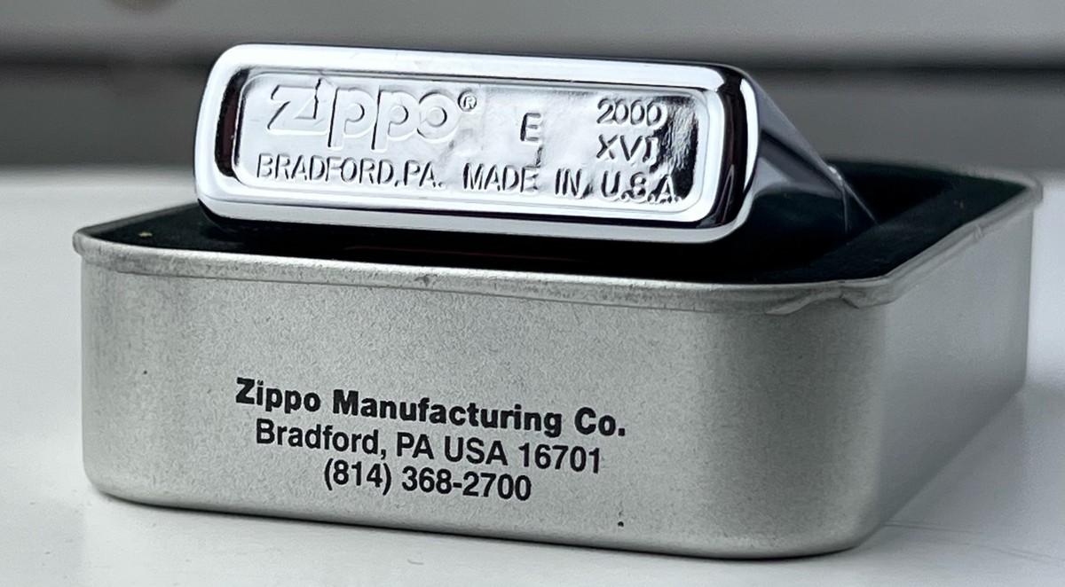 Mã Đáy Zippo Là Gì? Cách Đọc Mộc Đáy Và Xác Định Năm Sản Xuất Zippo 93 So sánh mộc đơn và mộc kép Zippo năm 2000 XVI