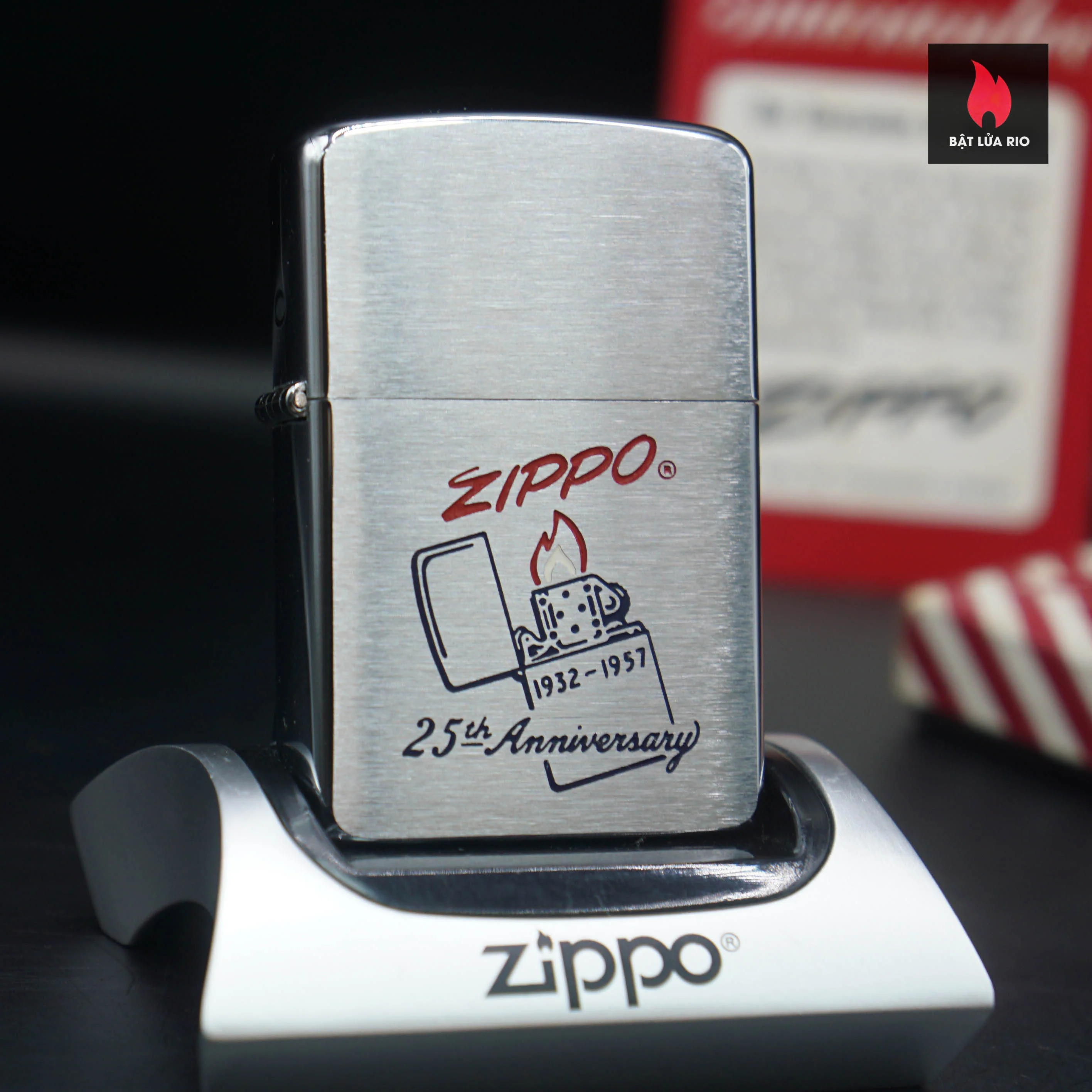 Home 36 Zippo 1957 – 25th Anniversary – Kỉ Niệm 25 Năm Thành Lập Hãng Zippo – The Marshall Drug Company