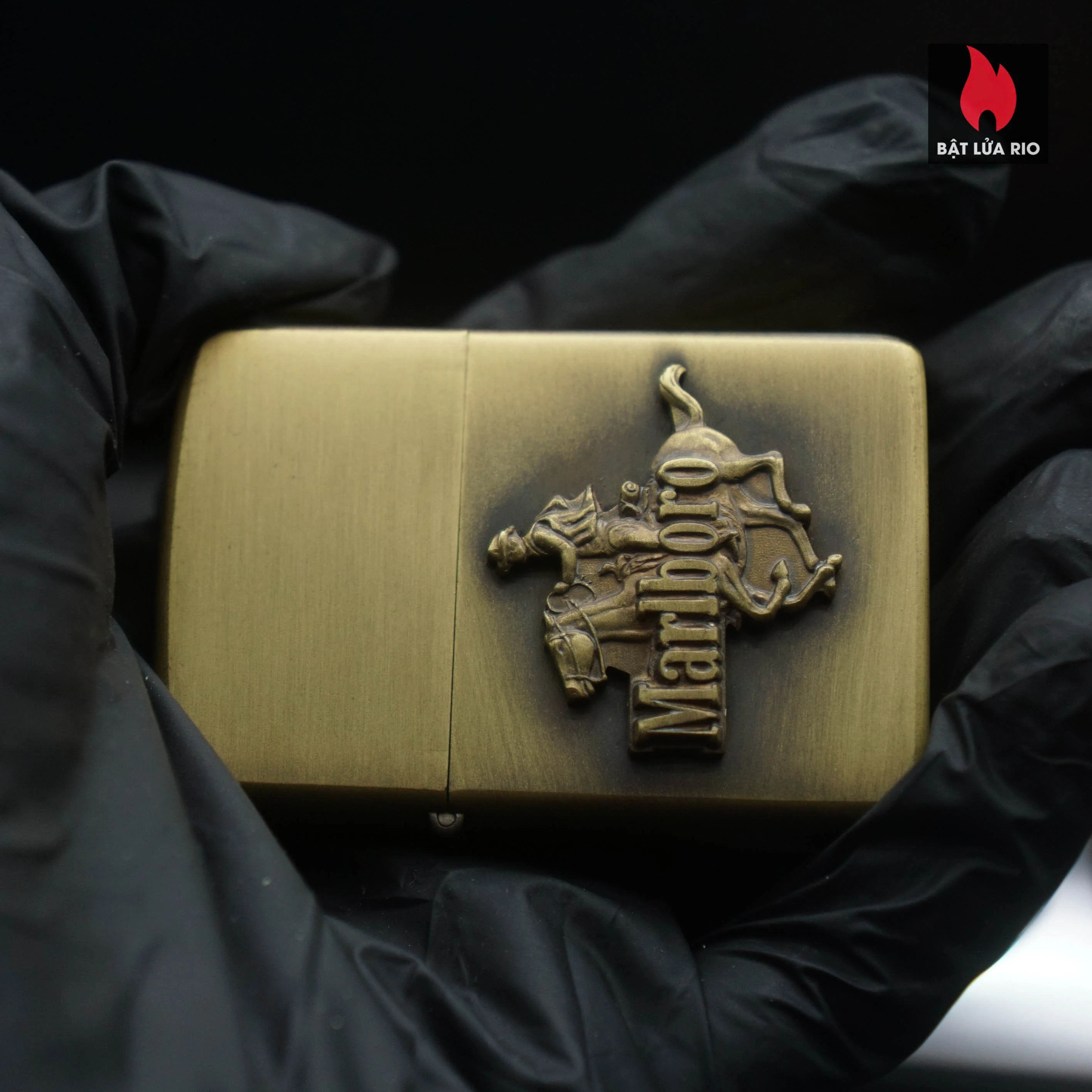 Zippo 1982 – New – Solid Brass – Đồng Nguyên Khối – Brass Zippo Marlboro Running HorseMan 1982 75 Zippo 1982 – New – Solid Brass – Đồng Nguyên Khối – Brass Zippo Marlboro Running HorseMan 1982 13