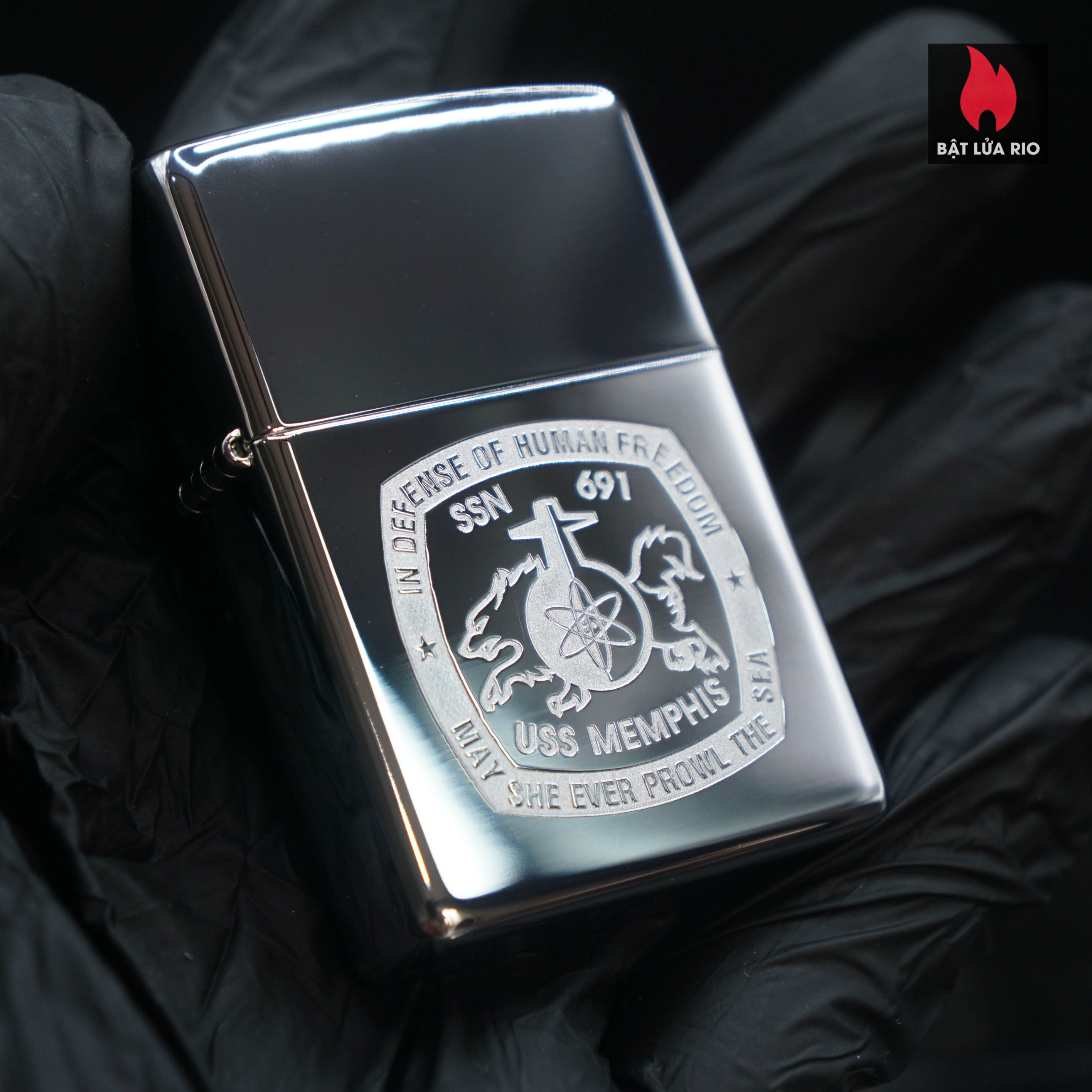 Zippo 2004 – USS Memphis (SSN-691) – Tàu Ngầm Tấn Công 4