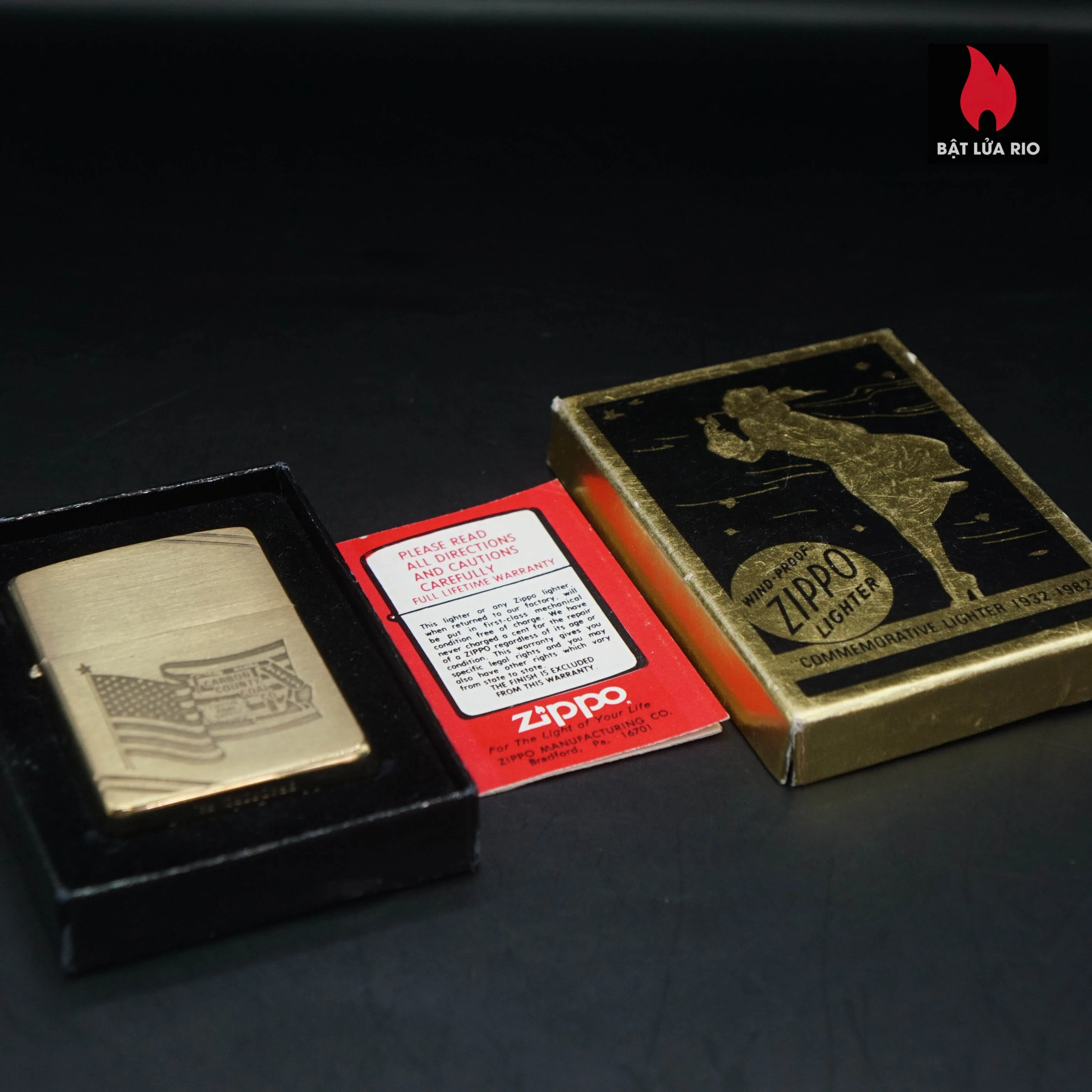 Zippo Chu Niên 1932-1982 – Đồng Khối – Commemorative 1932-1982 50th Anniversary – Carbon County Coal Co 89 Zippo Chu Niên 1932-1982 – Đồng Khối – Commemorative 1932-1982 50th Anniversary – Carbon County Coal Co 1