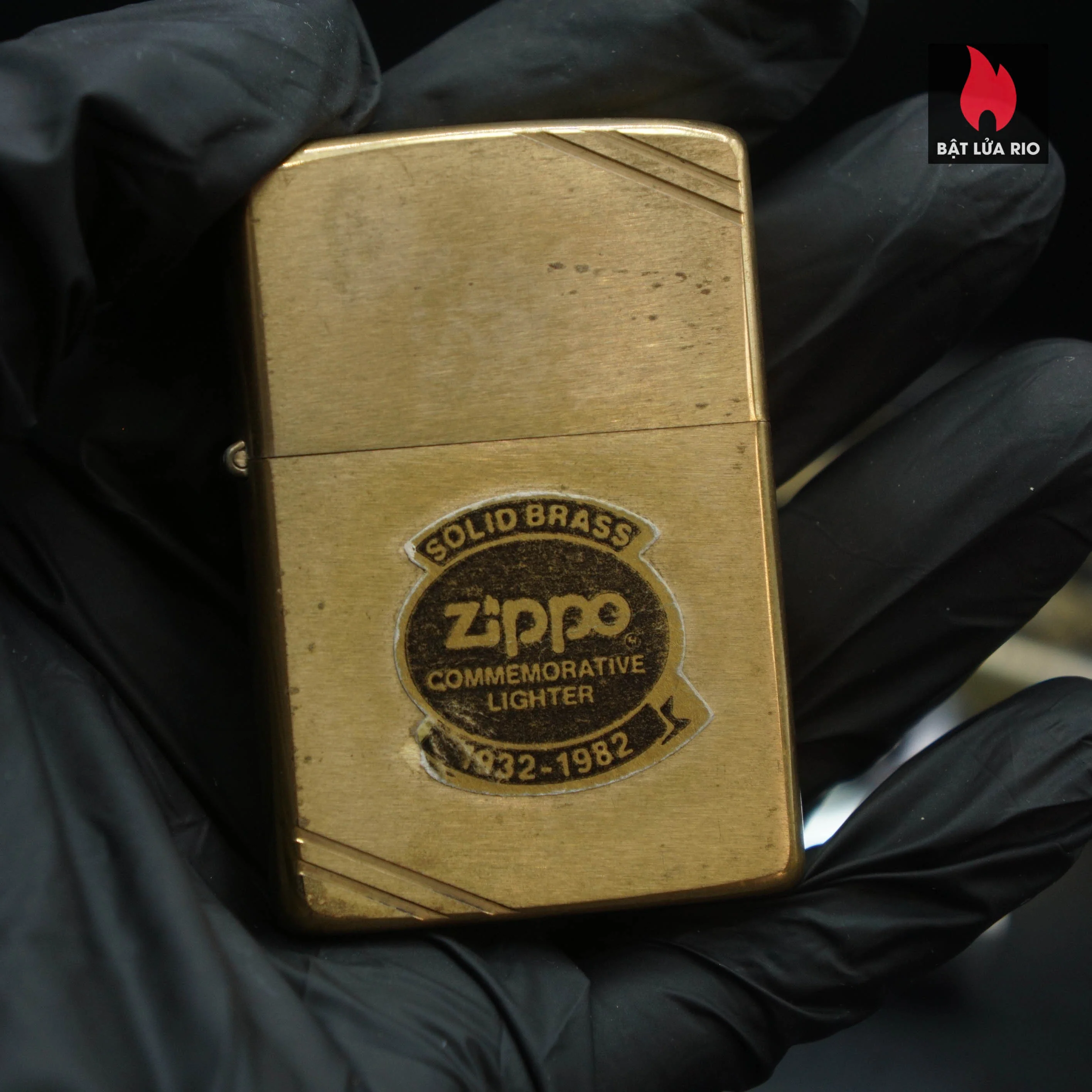 Zippo Chu Niên 1932-1982 – Đồng Khối – Commemorative 1932-1982 50th Anniversary – Trơn 2 mặt 64 Zippo Chu Niên 1932-1982 – Đồng Khối – Commemorative 1932-1982 50th Anniversary – Trơn 2 mặt 8