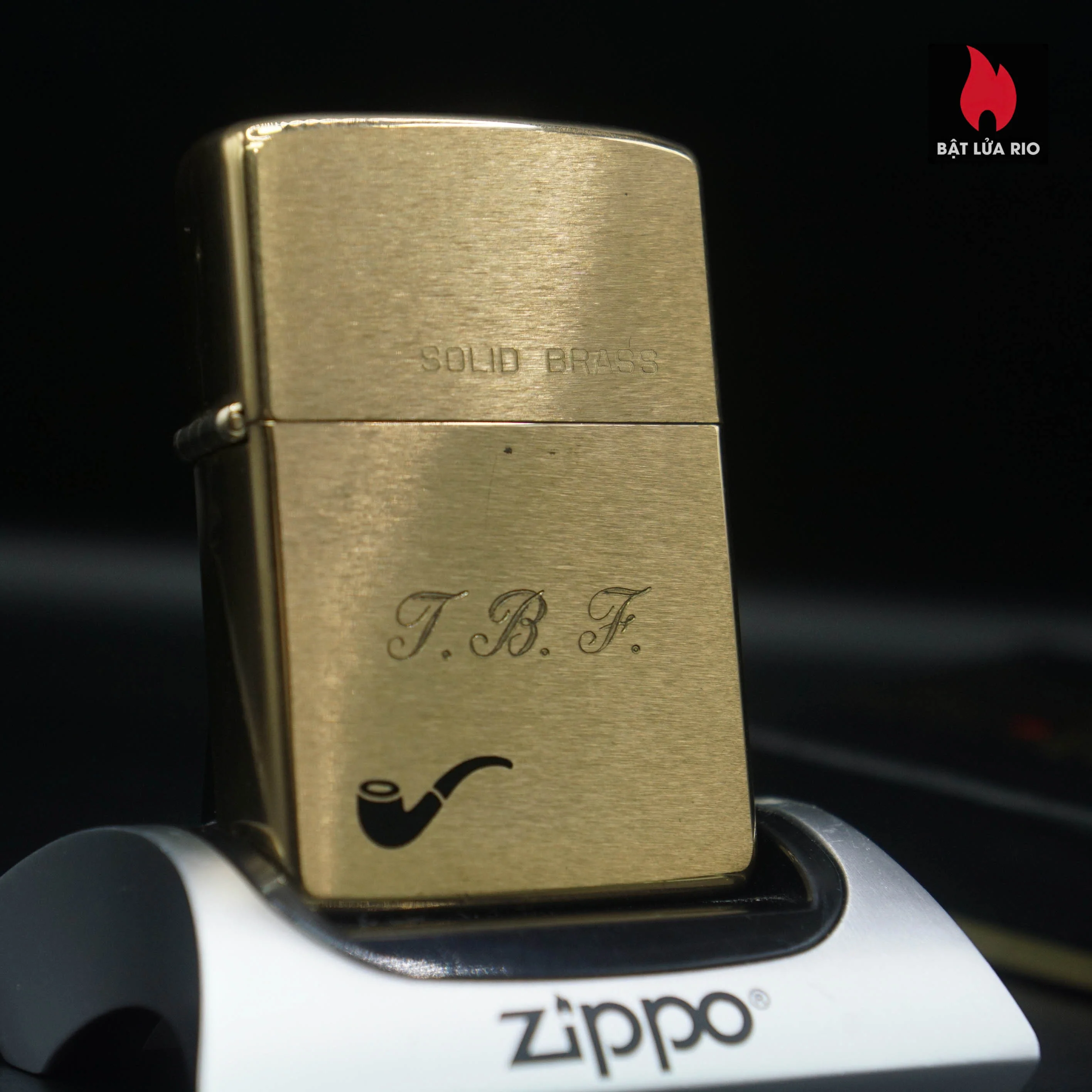 Zippo Chu Niên 1932-1984 – Đồng Nguyên Khối – Pipe Lighter – Zippo Hút Tẩu