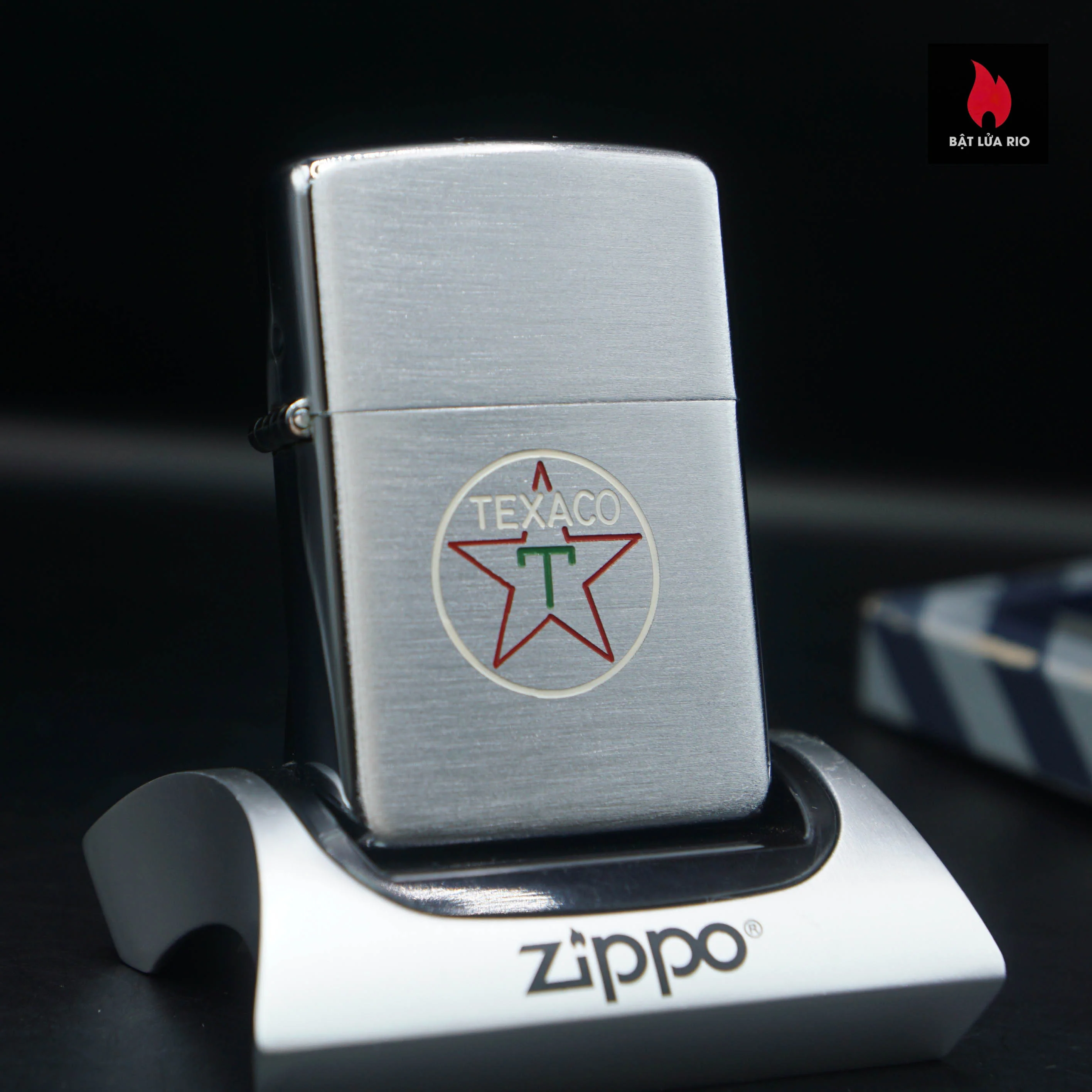 Home 34 Zippo Xưa 1949-1950 – Texaco – Thương hiệu dầu mỏ của Mỹ