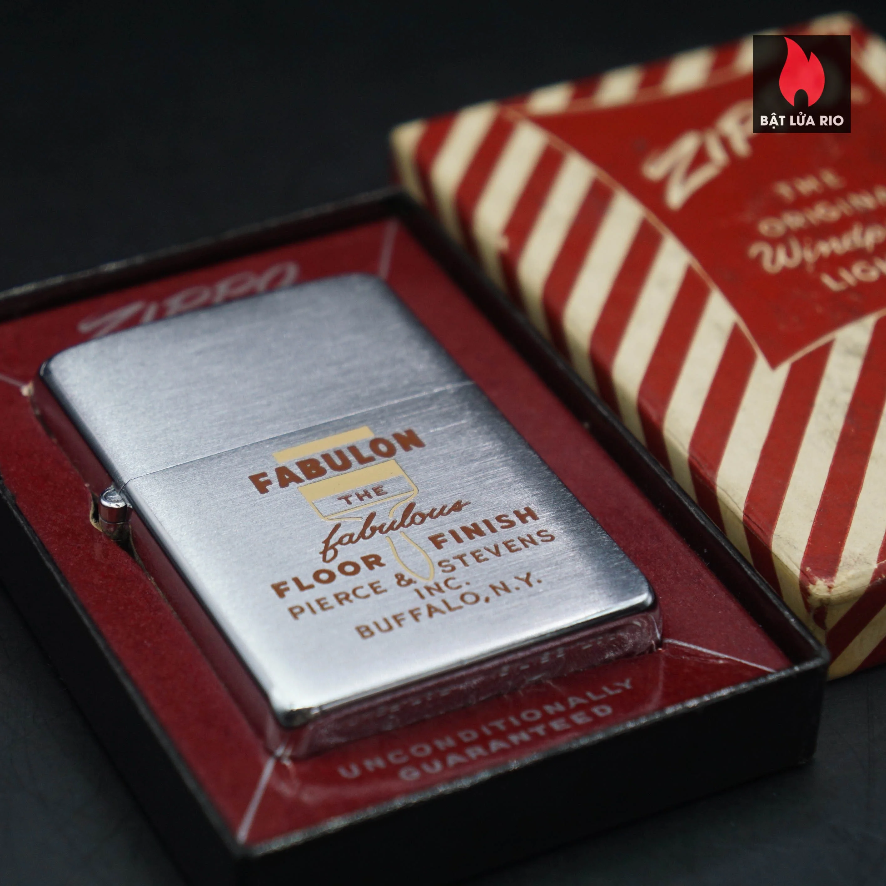 Zippo Xưa 1956 – Fabulon Floor Finish – Pierce & Stevens Inc. (Buffalo, N.Y.) – Thương Hiệu Nước Sơn Sàn Gỗ 65 Zippo Xưa 1956 – Fabulon Floor Finish – Pierce & Stevens Inc. (Buffalo, N.Y.) – Thương Hiệu Nước Sơn Sàn Gỗ 1