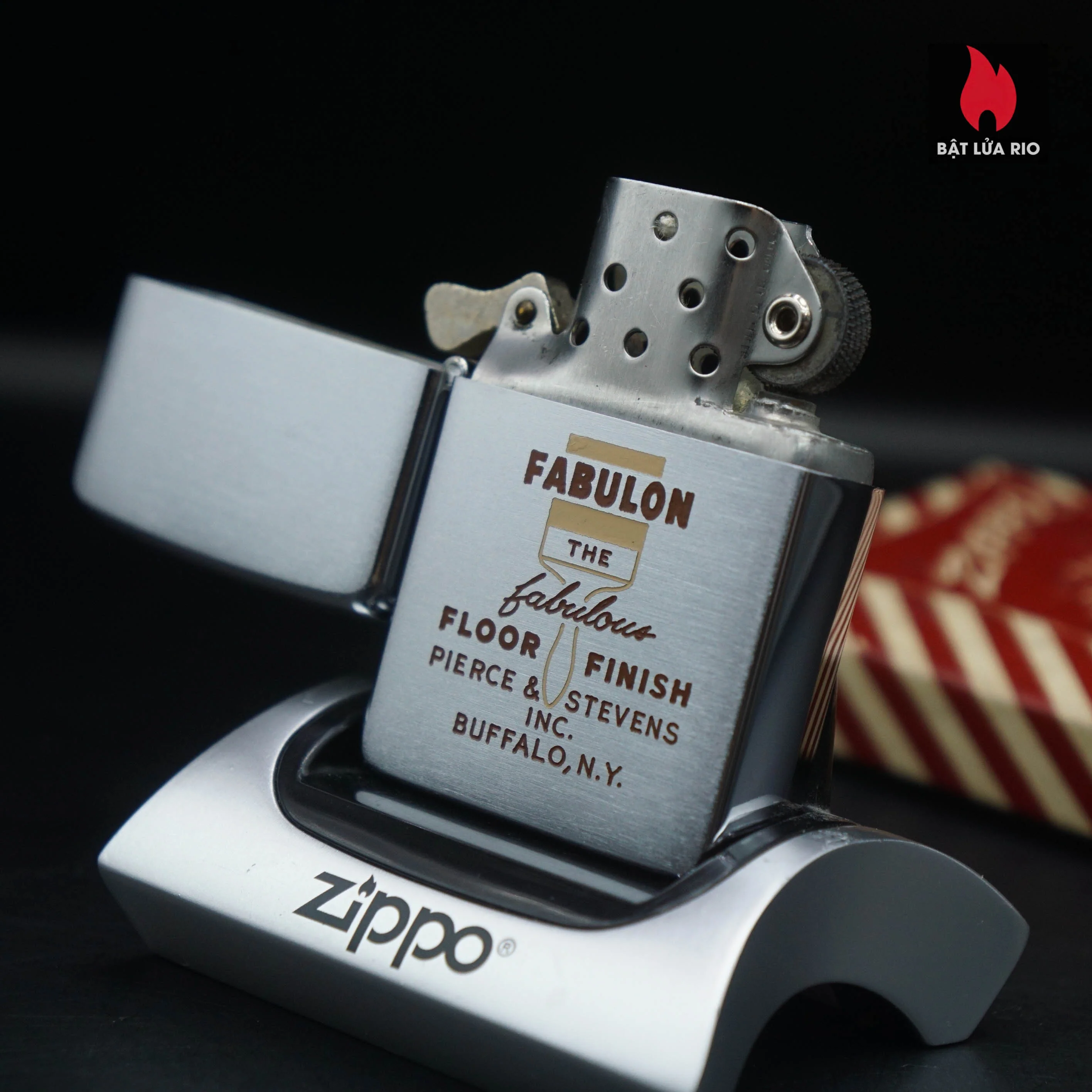 Zippo Xưa 1956 – Fabulon Floor Finish – Pierce & Stevens Inc. (Buffalo, N.Y.) – Thương Hiệu Nước Sơn Sàn Gỗ 46 Zippo Xưa 1956 – Fabulon Floor Finish – Pierce & Stevens Inc. (Buffalo, N.Y.) – Thương Hiệu Nước Sơn Sàn Gỗ 3