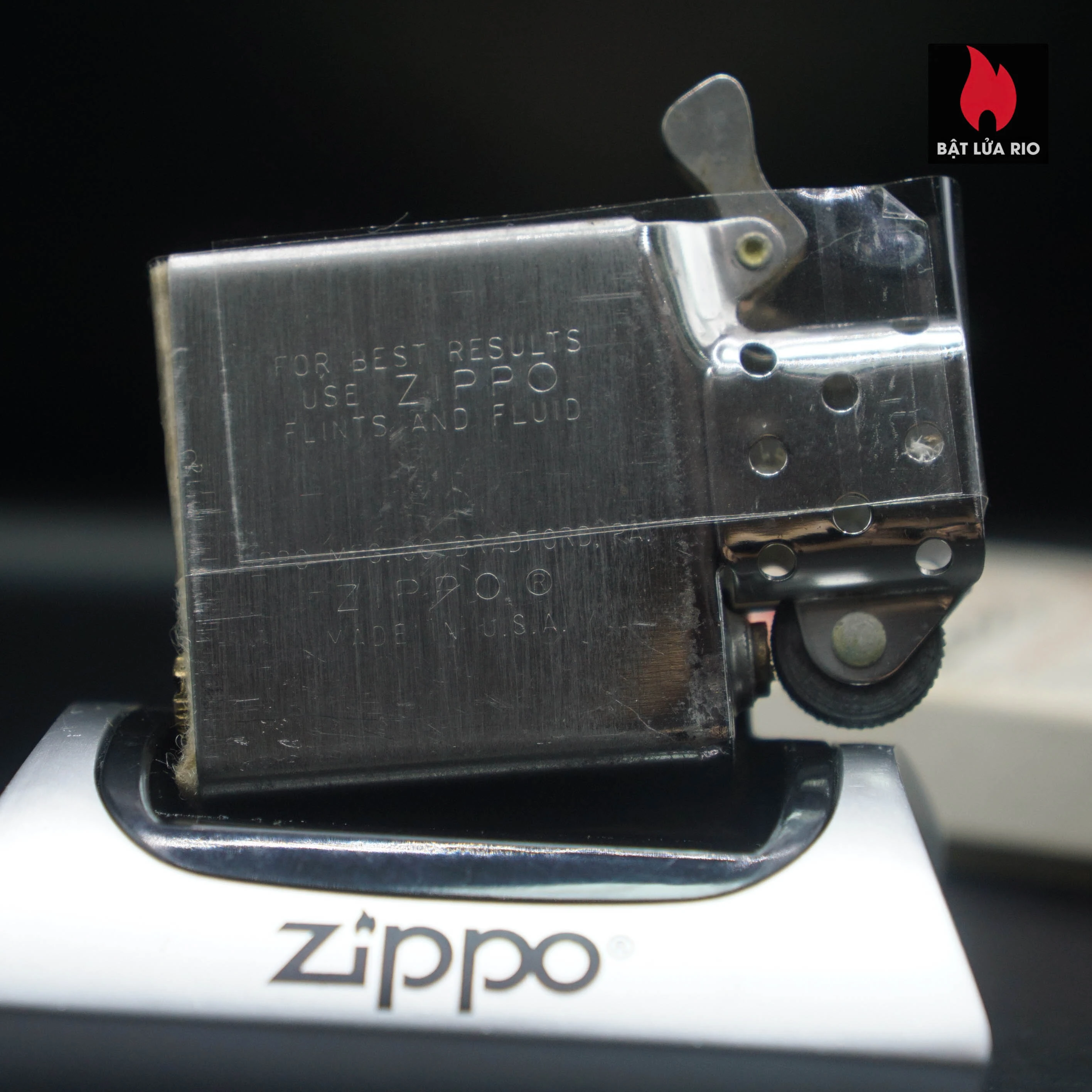 Zippo Xưa 1970 – Brushed Chrome – Claude R. Kirk Jr. – Cựu Thống đốc Florida – New 58 Zippo Xưa 1970 – Brushed Chrome – Claude R. Kirk Jr. – Cựu Thống đốc Florida – New 18