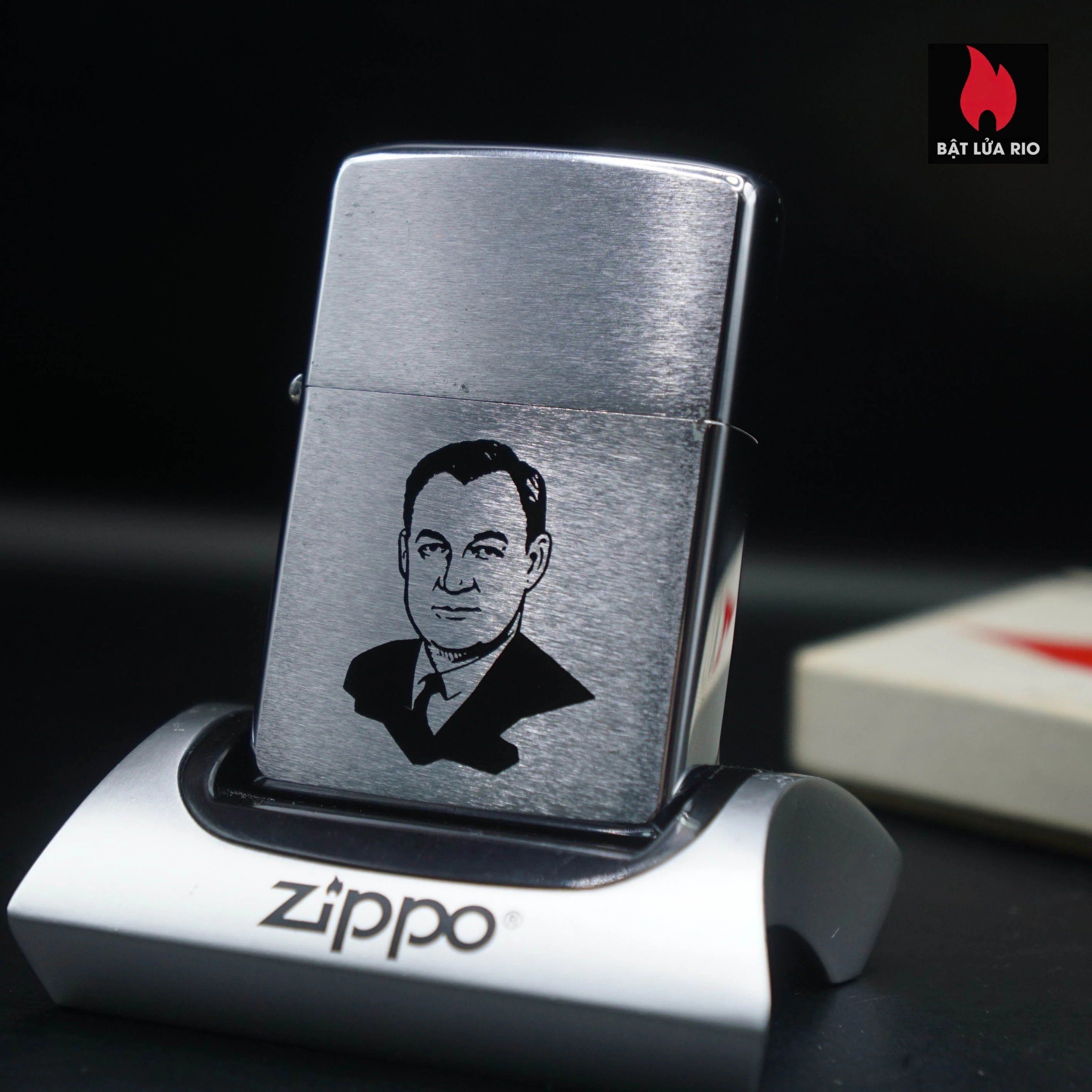 Zippo Xưa 1970 – Brushed Chrome – Claude R. Kirk Jr. – Cựu Thống đốc Florida – New 42 Zippo Xưa 1970 – Brushed Chrome – Claude R. Kirk Jr. – Cựu Thống đốc Florida – New 2