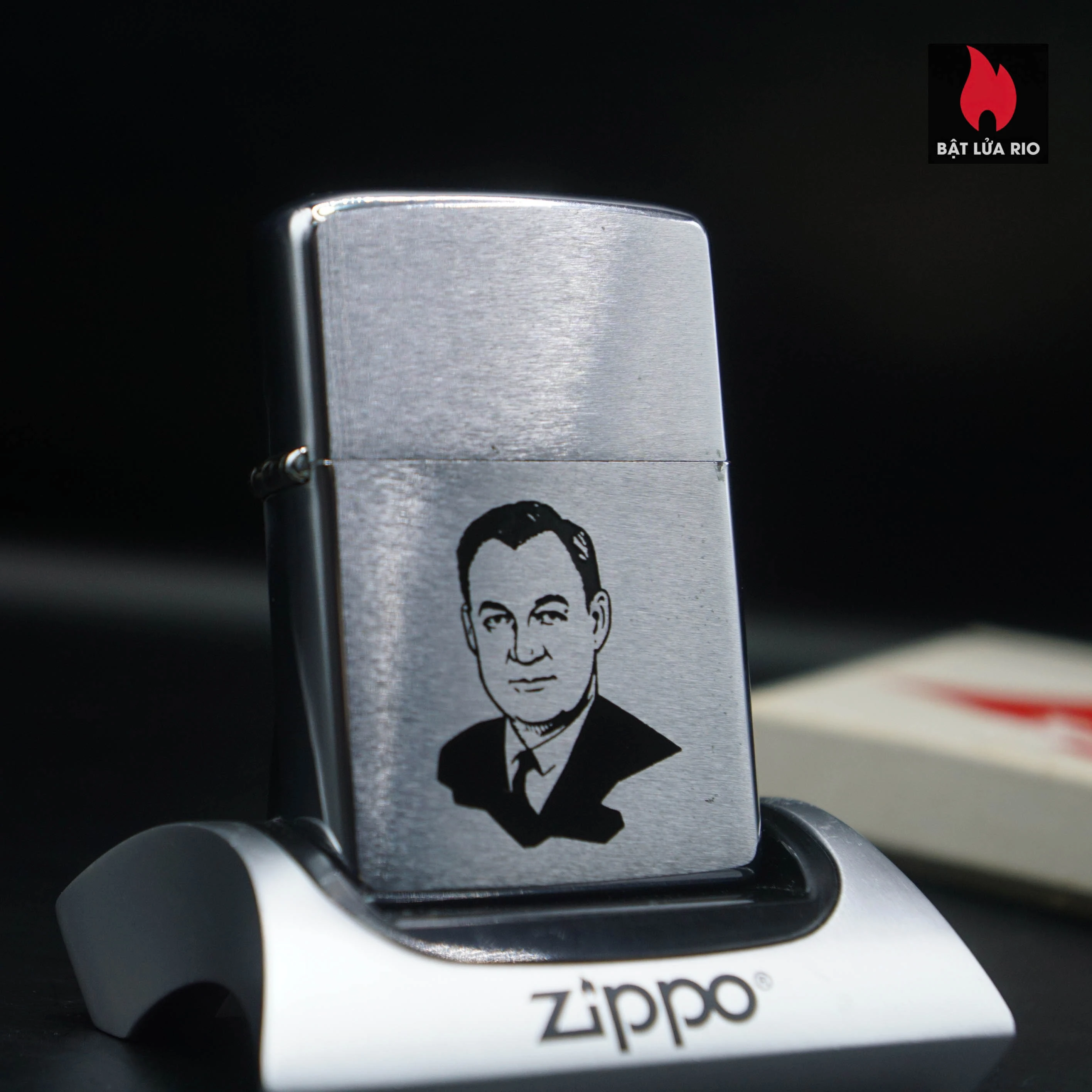Zippo Xưa 1970 – Brushed Chrome – Claude R. Kirk Jr. – Cựu Thống đốc Florida – New 43 Zippo Xưa 1970 – Brushed Chrome – Claude R. Kirk Jr. – Cựu Thống đốc Florida – New 3