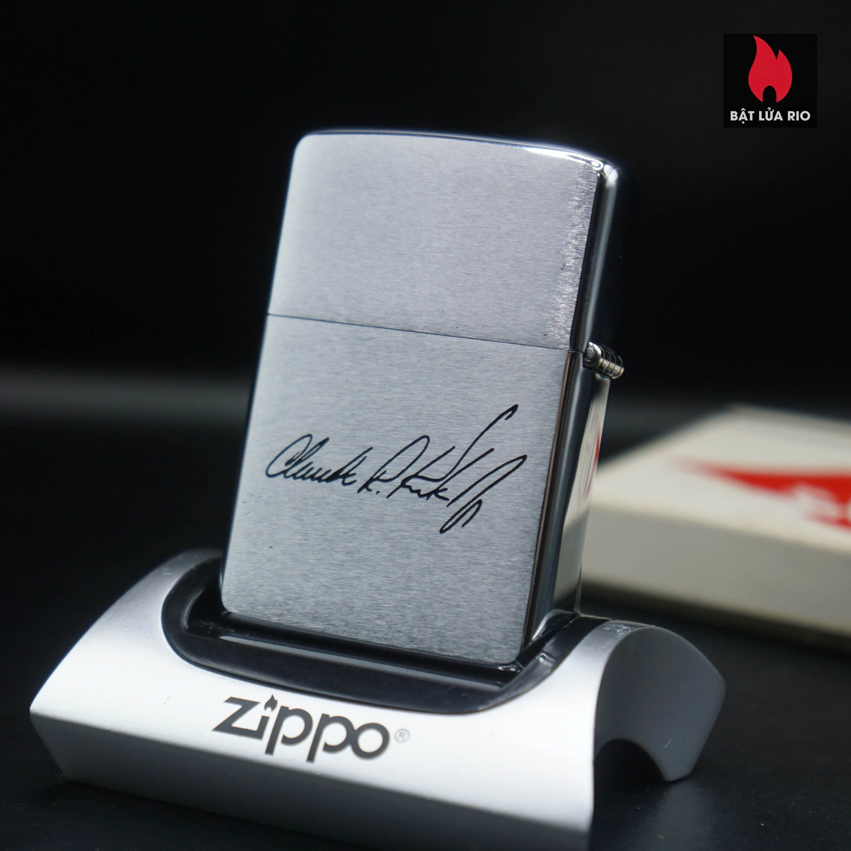 Zippo Xưa 1970 – Brushed Chrome – Claude R. Kirk Jr. – Cựu Thống đốc Florida – New 46 Zippo Xưa 1970 – Brushed Chrome – Claude R. Kirk Jr. – Cựu Thống đốc Florida – New 5