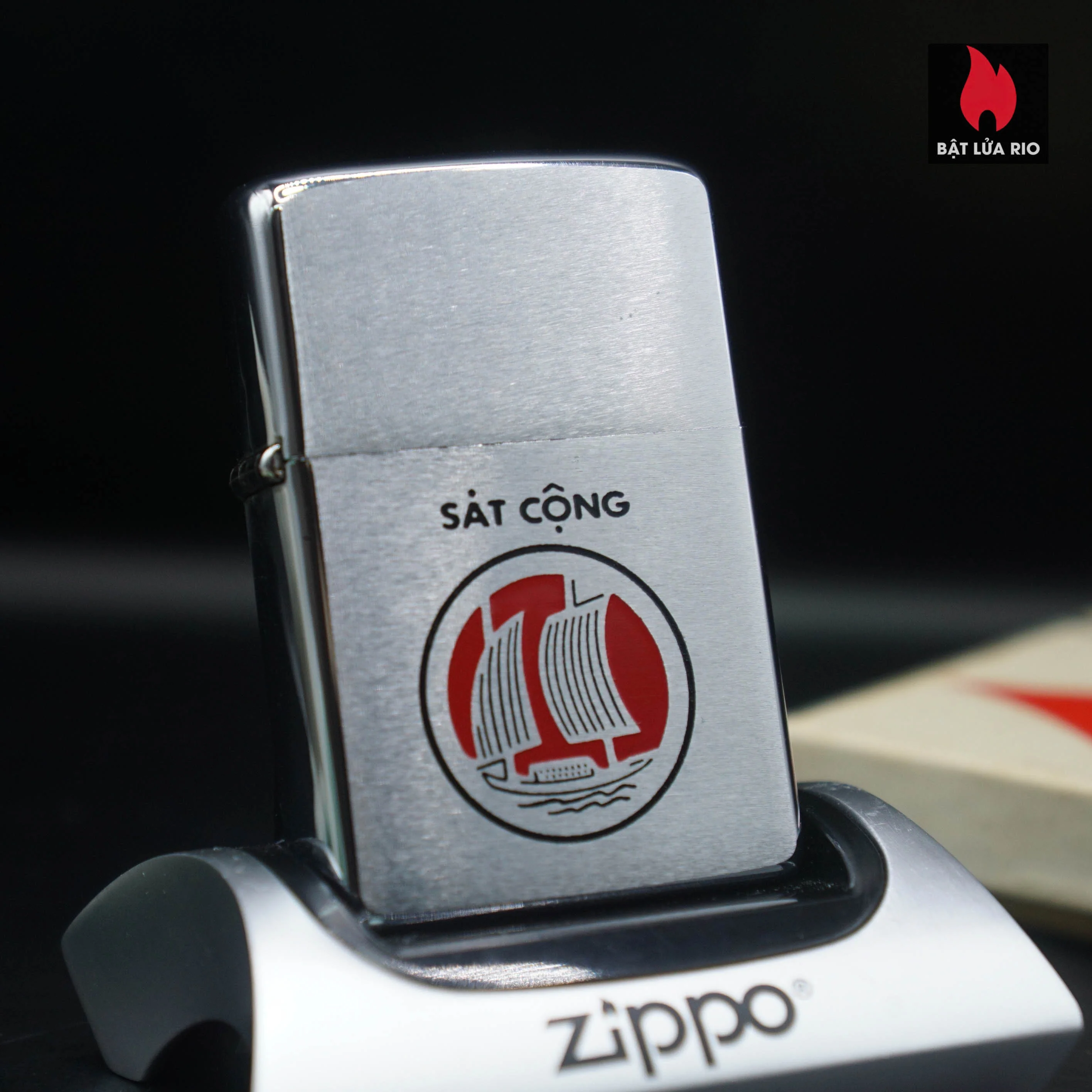Home 36 Zippo Xưa 1970 – Việt Nam War – Coastal Group – SÁT CỘNG