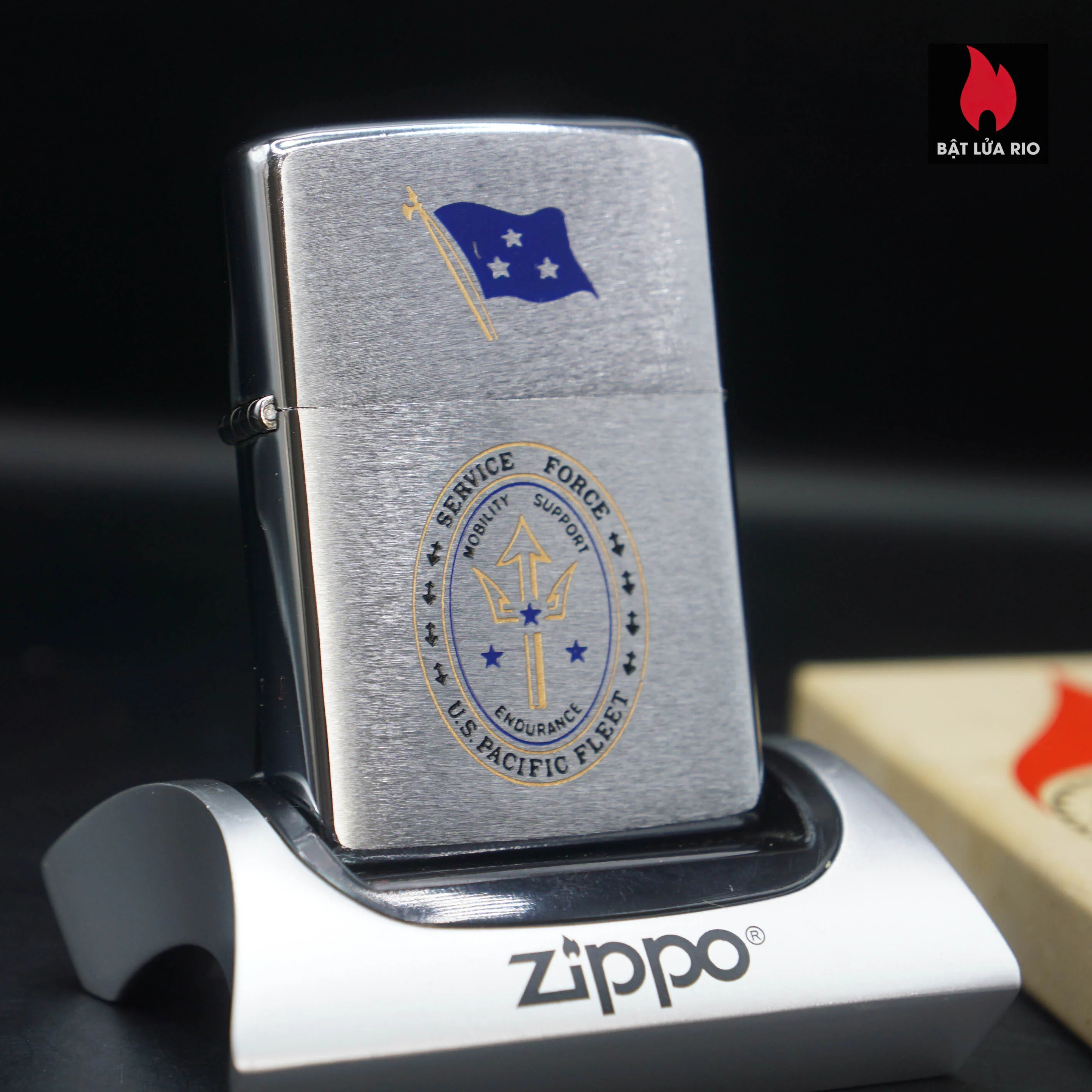 Home 46 Zippo Xưa 1971 – Vice Admiral Service Force, U.S. Pacific Fleet – Phó Đô đốc Lực lượng Phục vụ, Hạm đội Thái Bình Dương Hoa Kỳ - COMSERVPAC