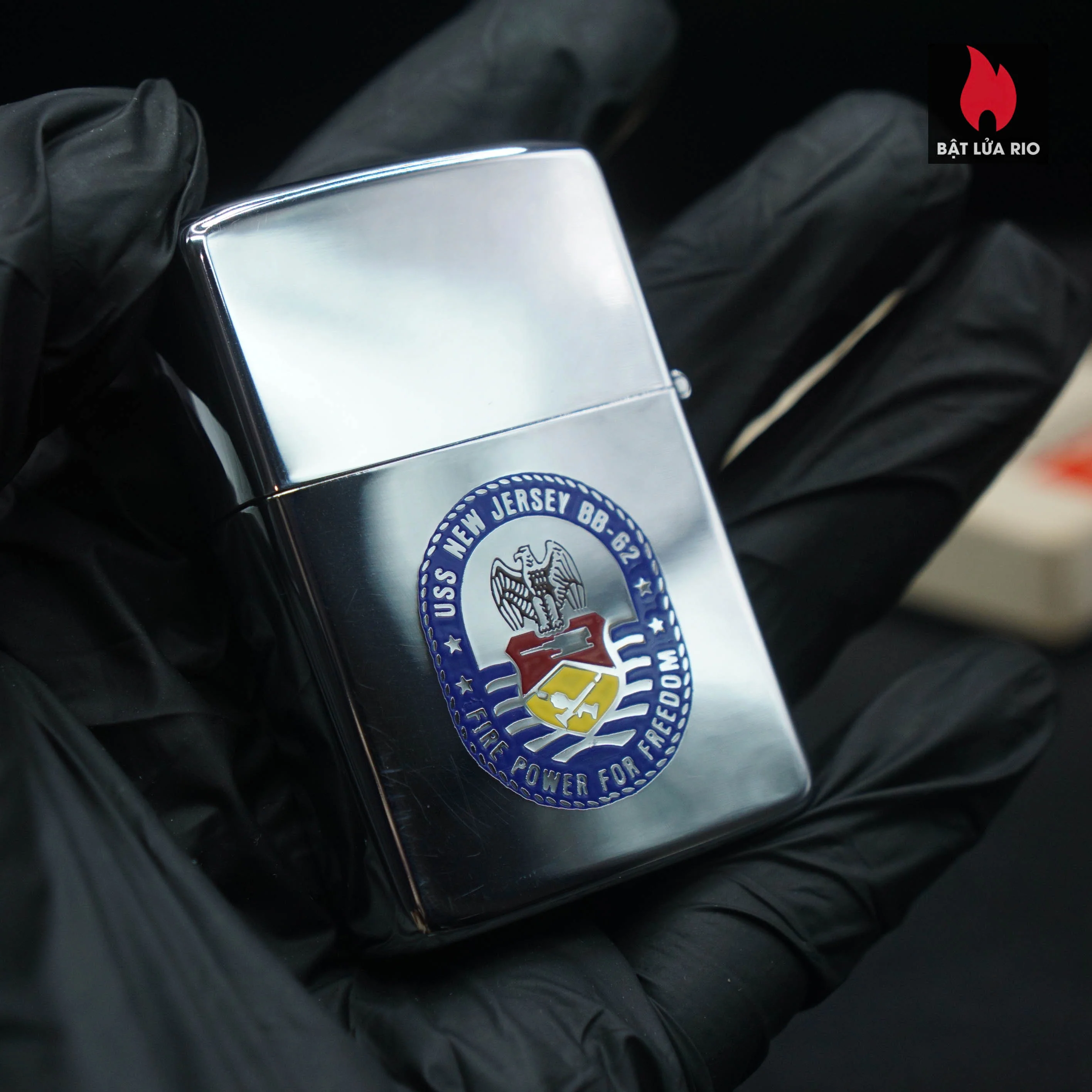 Zippo Xưa 1984 – USS New Jersey BB-62 – Thiết Giáp Hạm 12 Zippo Xưa 1984 – USS New Jersey BB-62 – Thiết Giáp Hạm 11