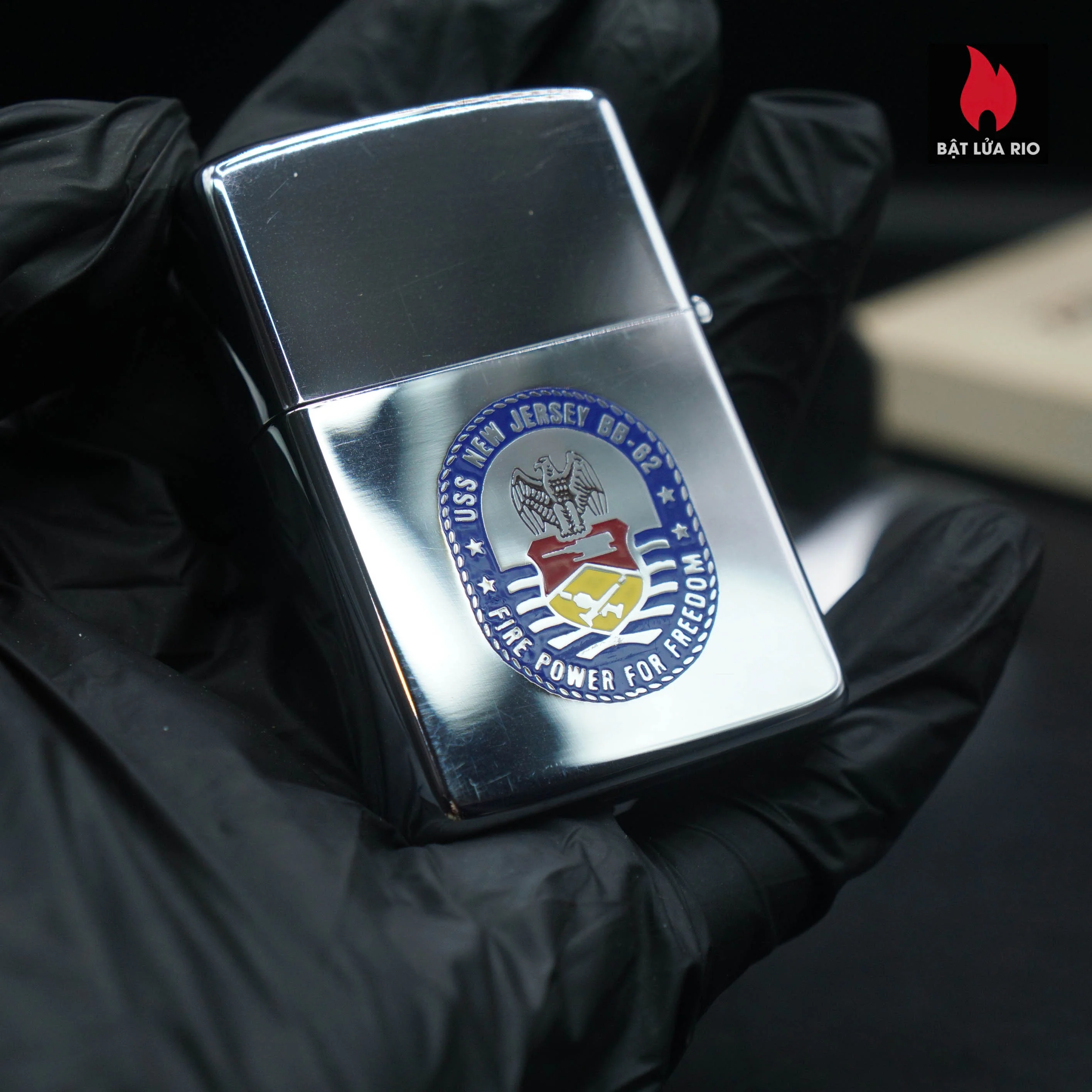 Zippo Xưa 1984 – USS New Jersey BB-62 – Thiết Giáp Hạm 11 Zippo Xưa 1984 – USS New Jersey BB-62 – Thiết Giáp Hạm 12