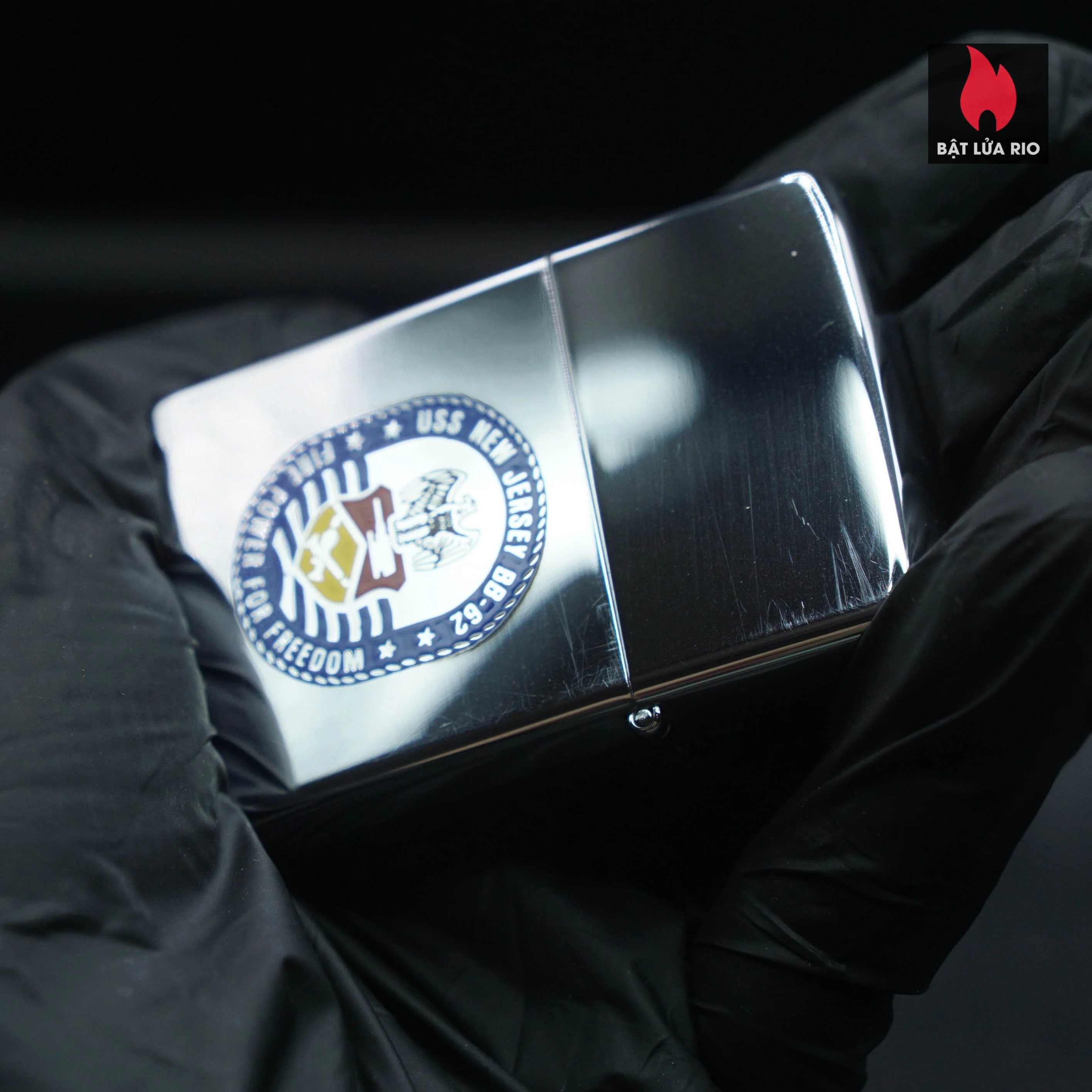 Zippo Xưa 1984 – USS New Jersey BB-62 – Thiết Giáp Hạm 13 Zippo Xưa 1984 – USS New Jersey BB-62 – Thiết Giáp Hạm 13