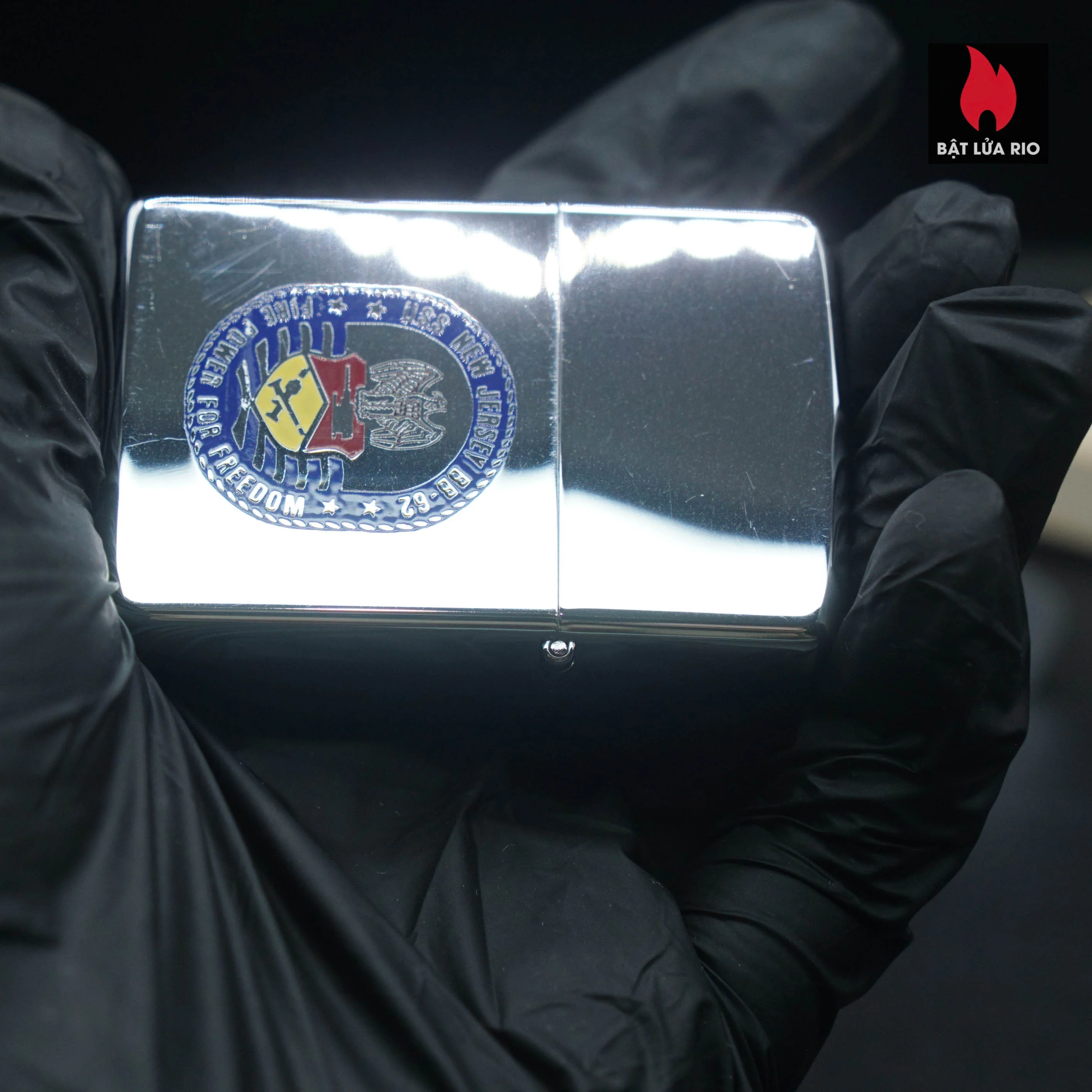 Zippo Xưa 1984 – USS New Jersey BB-62 – Thiết Giáp Hạm 14 Zippo Xưa 1984 – USS New Jersey BB-62 – Thiết Giáp Hạm 14