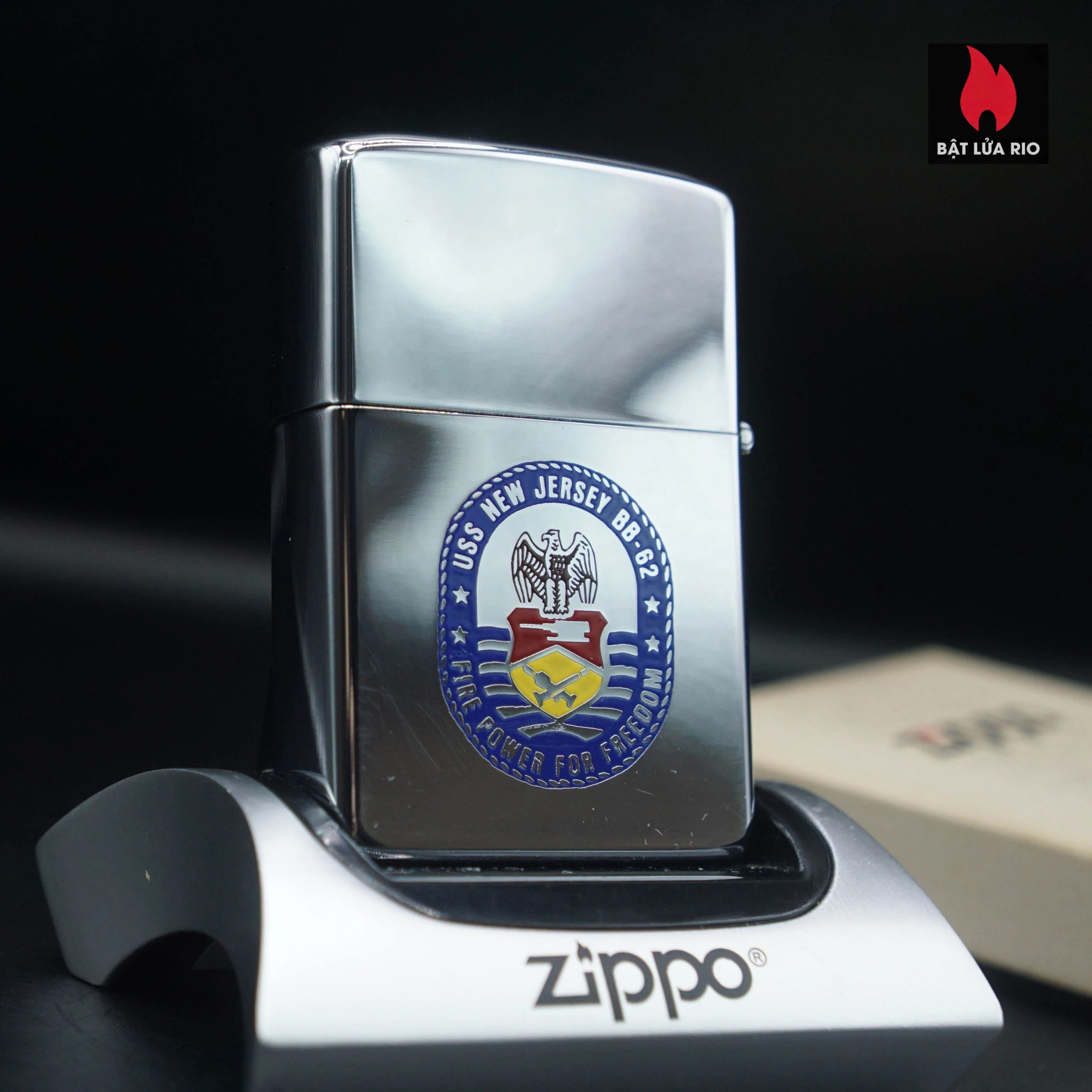 Zippo Xưa 1984 – USS New Jersey BB-62 – Thiết Giáp Hạm 3 Zippo Xưa 1984 – USS New Jersey BB-62 – Thiết Giáp Hạm 4