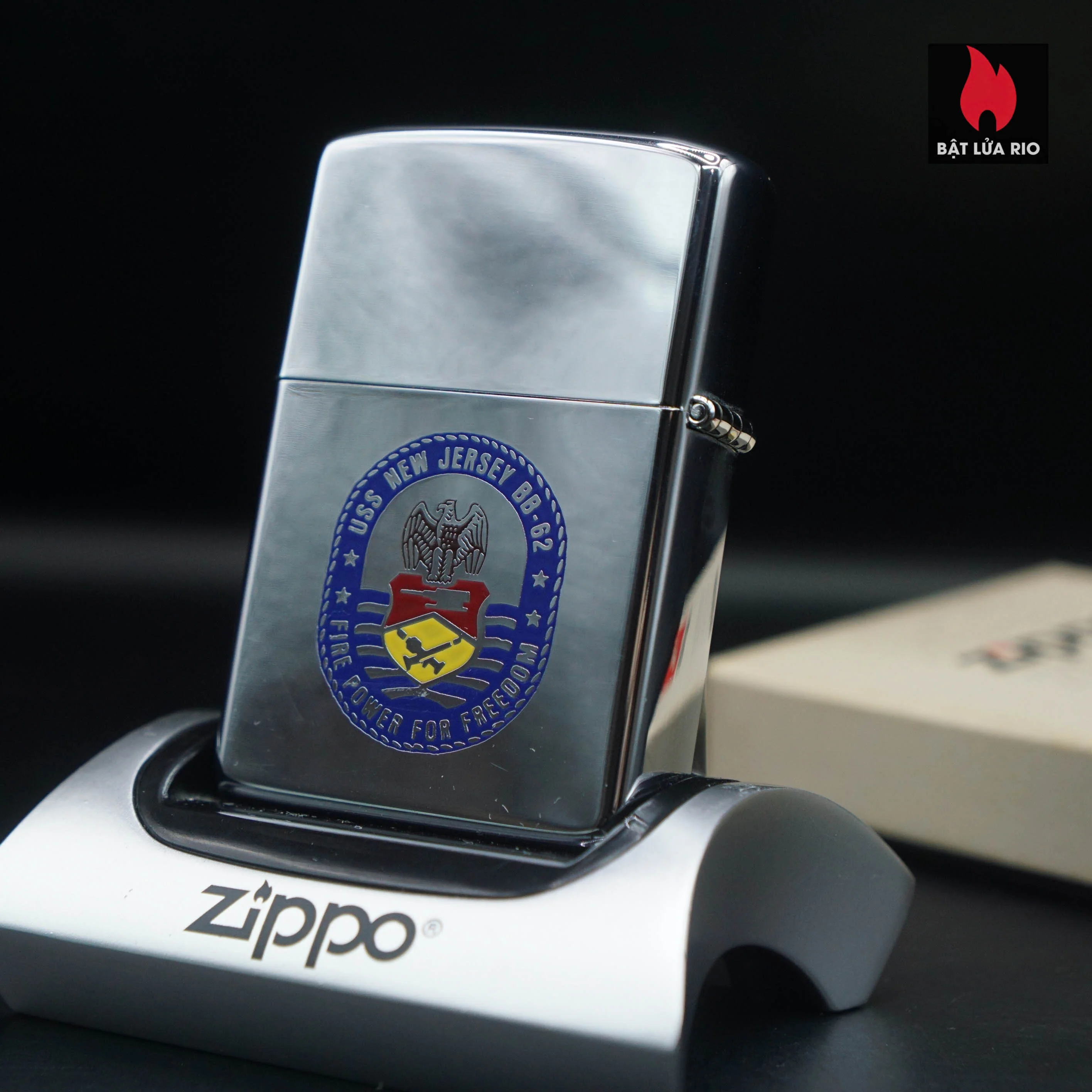 Zippo Xưa 1984 – USS New Jersey BB-62 – Thiết Giáp Hạm 6 Zippo Xưa 1984 – USS New Jersey BB-62 – Thiết Giáp Hạm 5
