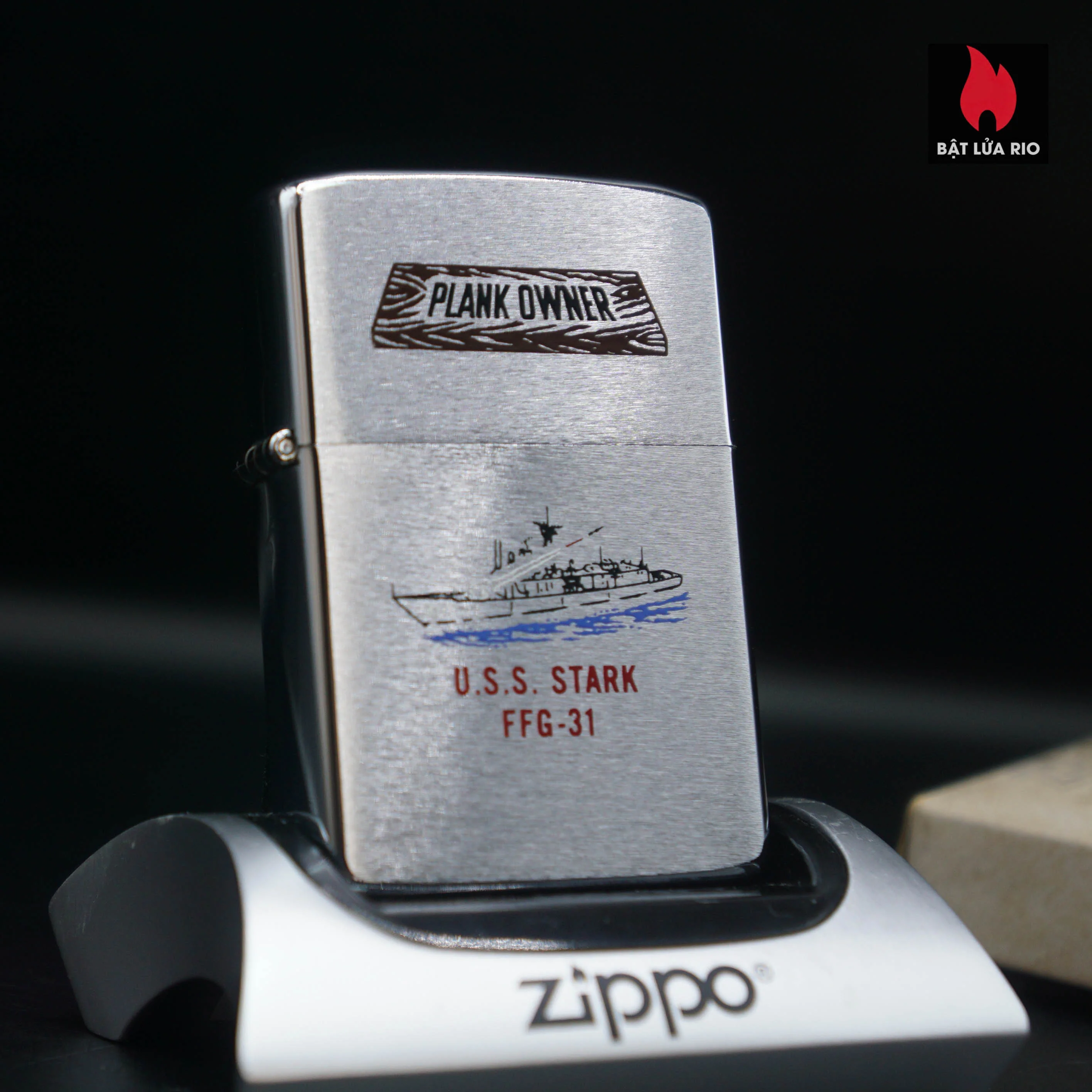 Home 40 Zippo Xưa 1984 – USS Stark (FFG-31) – Tàu Khu Trục Tên Lửa Dẫn Đường